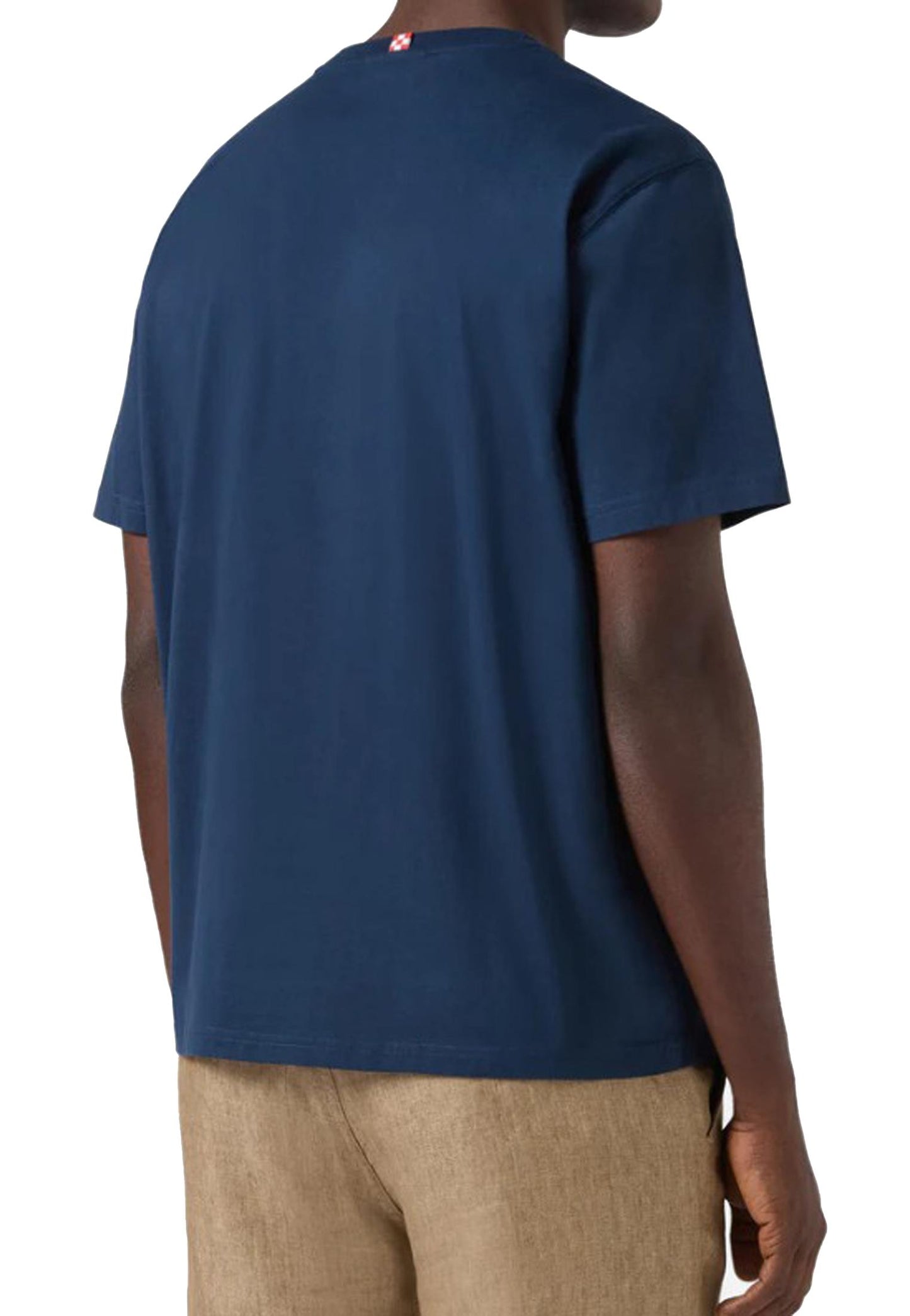 T-shirt girocollo blu cotone Portofino Grand Slam MC2 Saint Barth P26 POT0001 04483L04483L MC2 