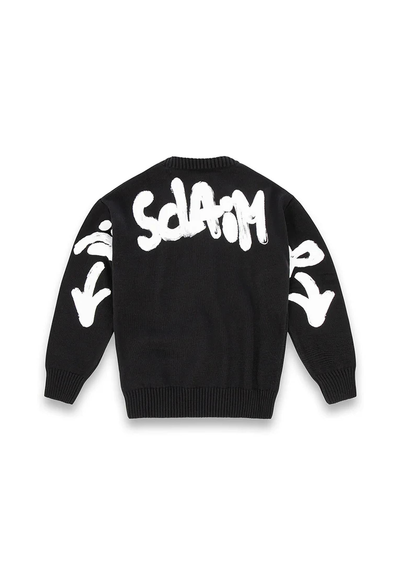 Felpa girocollo nera cotone Disclaimer A25 25IDS55116 //NERO/NERO DISCLAIMER 