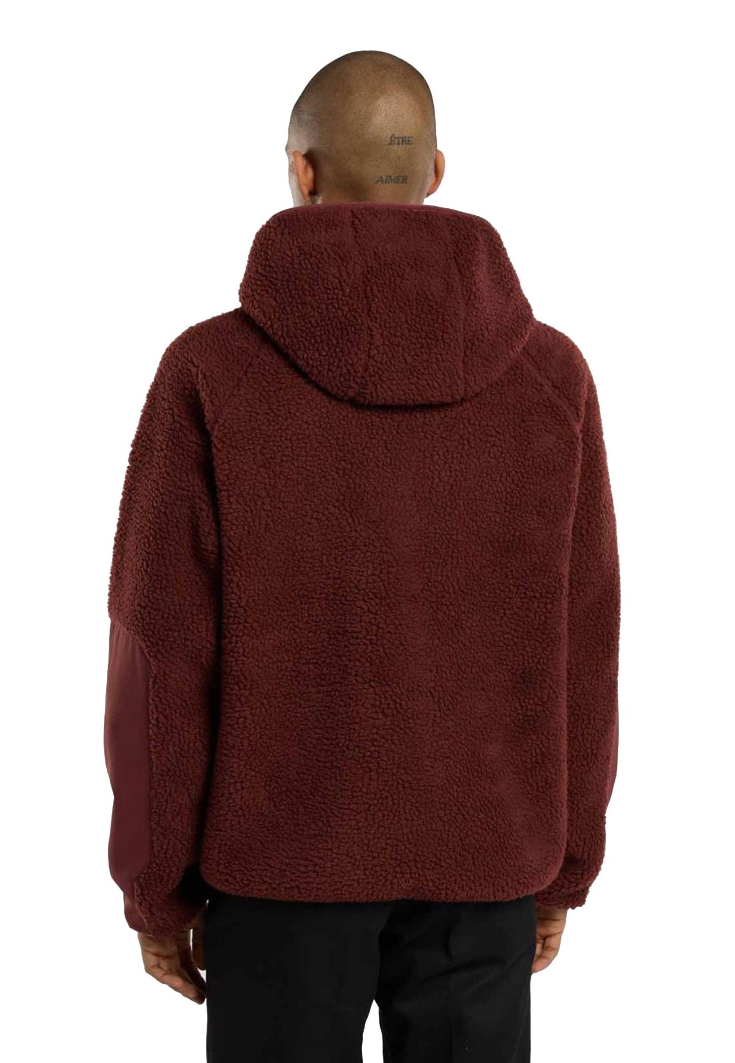 Pile giacca bordeaux pelo lungo con cappuccio Central High Dickies A25 DK0A87NVL16 DKL16DKL16 DICKIES 