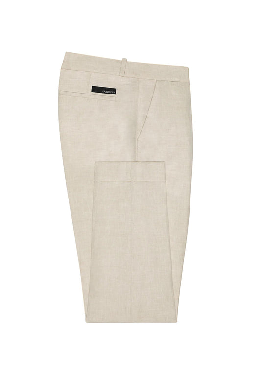Pantaloni lino e cotone beige Lynco Chino RRD P26 26339 8585 RRD 