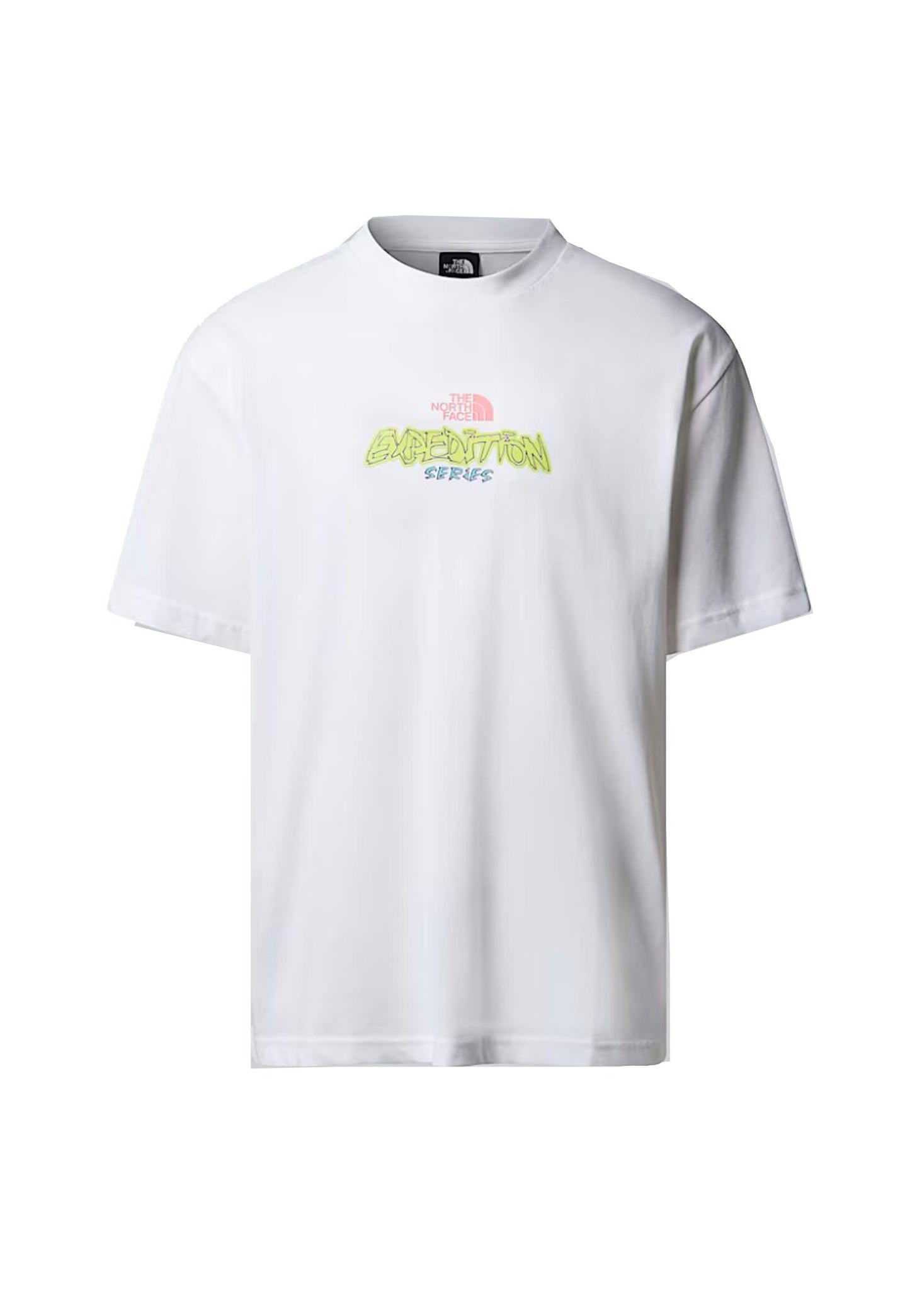 T-shirt bianca girocollo cotone Expedition Celebration The North Face A25 NF0A8E3CFN41 NFFN4NFFN4 THE NORTH FACE 