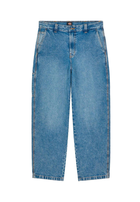 Pantaloni blu jeans denim Madison baggy Dickies P25 DK0A4YEC DENIM BLUBLU DICKIES 