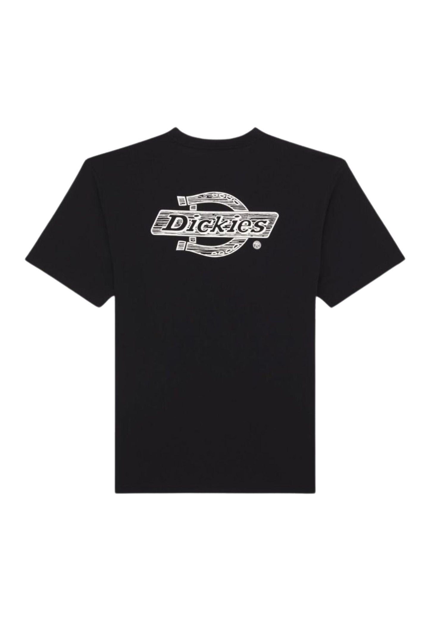 T-shirt nero Wood con logo Dickies P25 DK0A4ZATBLK1 DKBLKDKBLK DICKIES 