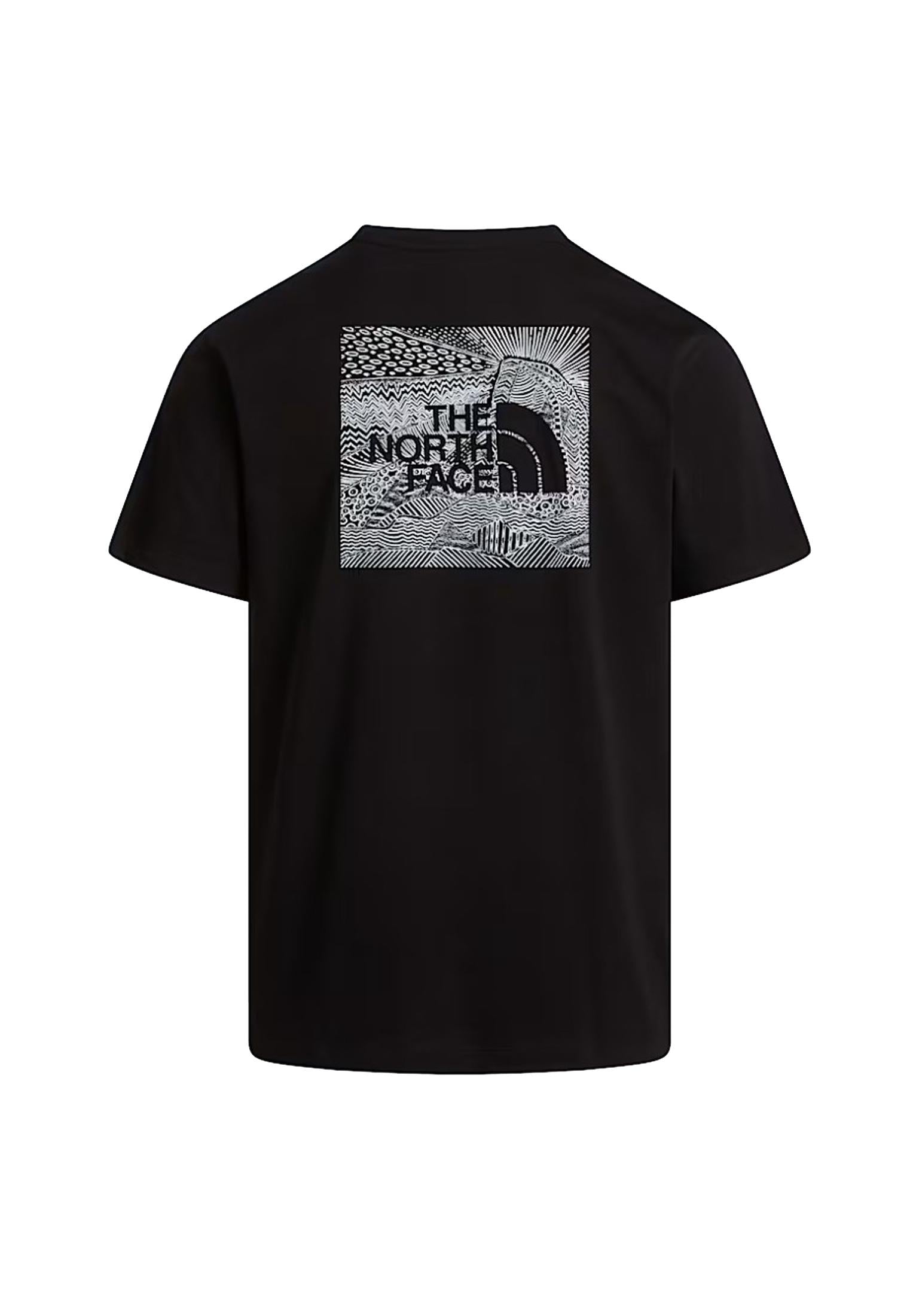 T-shirt girocollo cotone nera NSE Box Regular The North Face P26 NF0A8GV2JK31 NFJK3NFJK3 THE NORTH FACE 