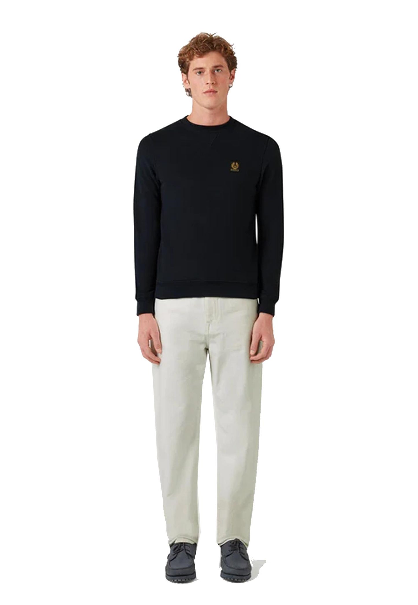 Felpa girocollo blu Belstaff P26 100049 Dark InkDark Ink BELSTAFF 