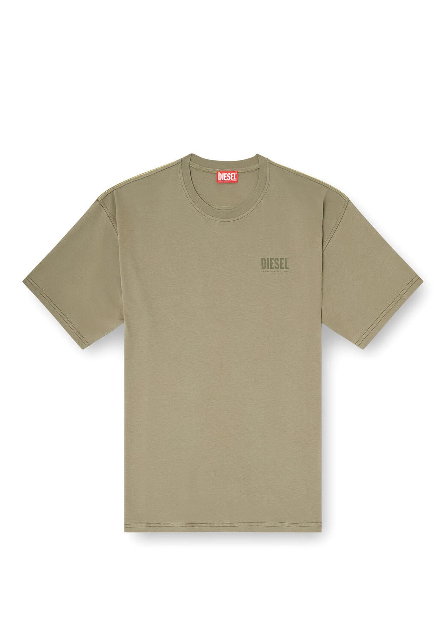 T-shirt girocollo verde cotone T-Box-V8 Diesel P26 A199850AGRI 5KW330 DIESEL 
