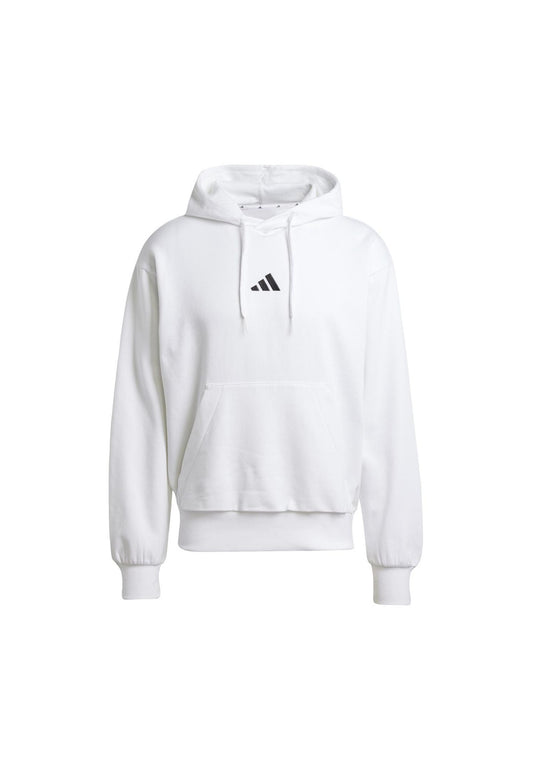 Felpa bianca con cappuccio Club Adidas P26 JE3808 WHITE/BLACK ADIDAS 