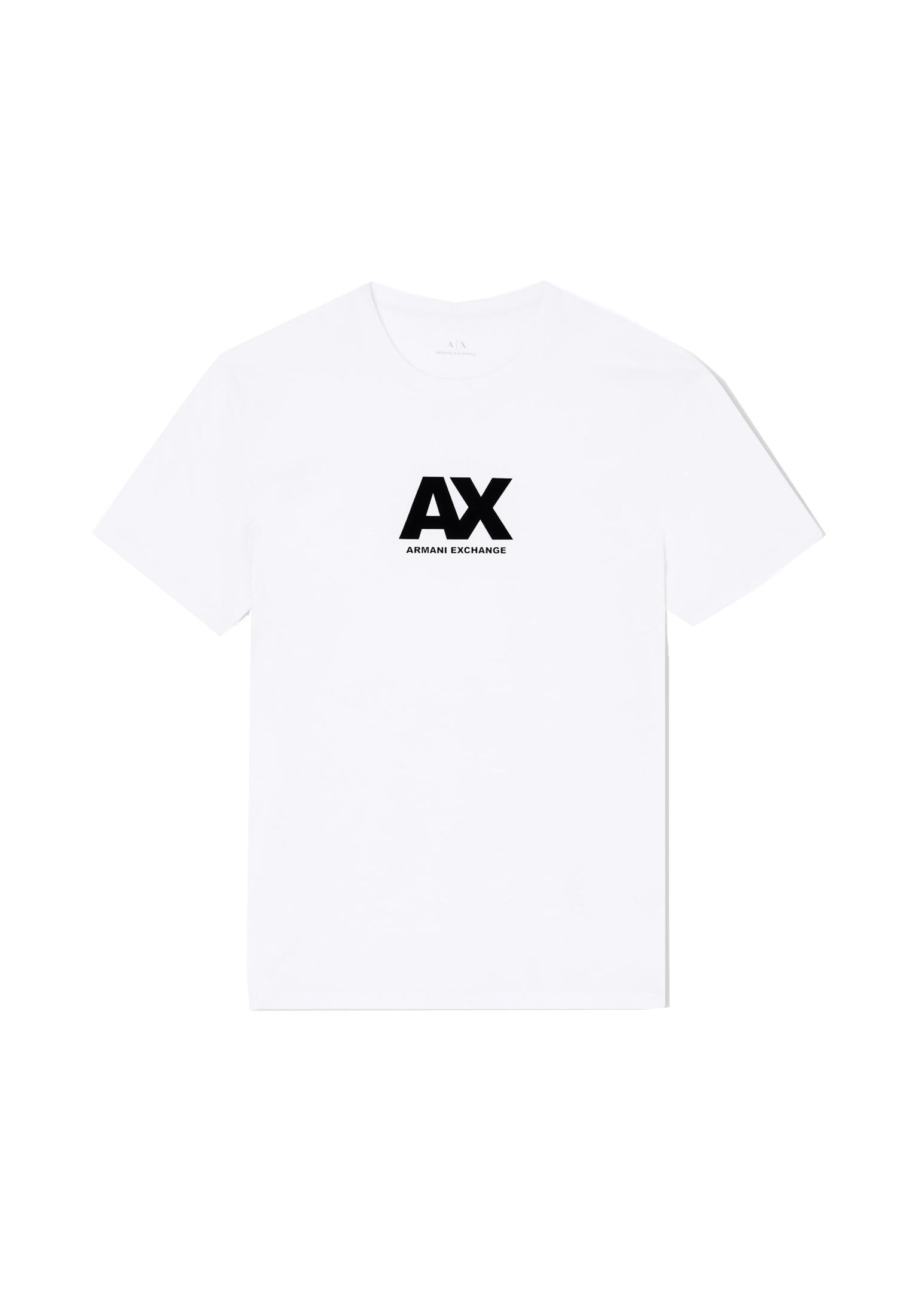 T-shirt girocollo bianca regular fit Armani Exchange A25 XM001403 AF16432 U0009U0009 ARMANI EXCHANGE 