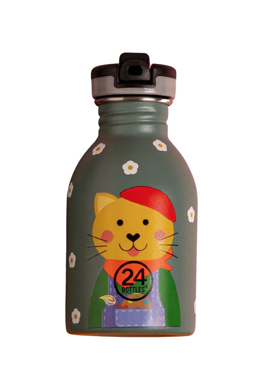 Borraccia Urban Kids non termica Smart Cat 250ml 24Bottles 1957-SMART CAT 250 ML 24BOTTLES 