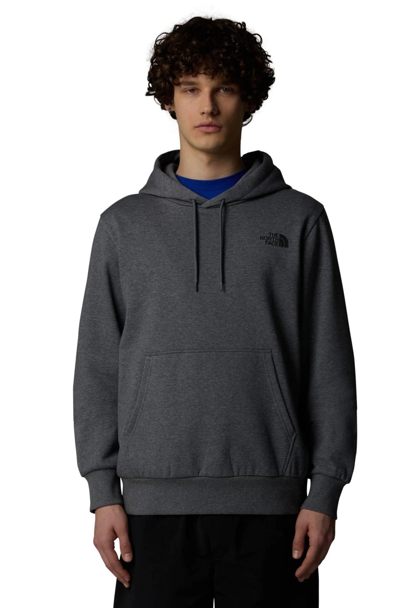 Felpa con cappuccio Simply Dome grigio The North Face A25 NF0A89FCDYY1 NFDYYNFDYY THE NORTH FACE 