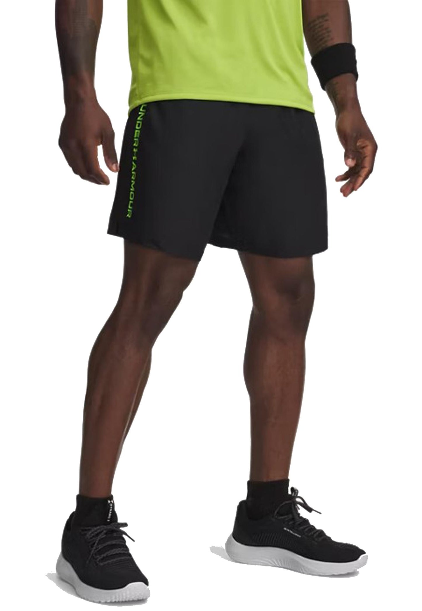 Pantaloncini shorts neri Woven Tech allenamento Under Armour A25 77-1383356 00080008 UNDER ARMOUR 