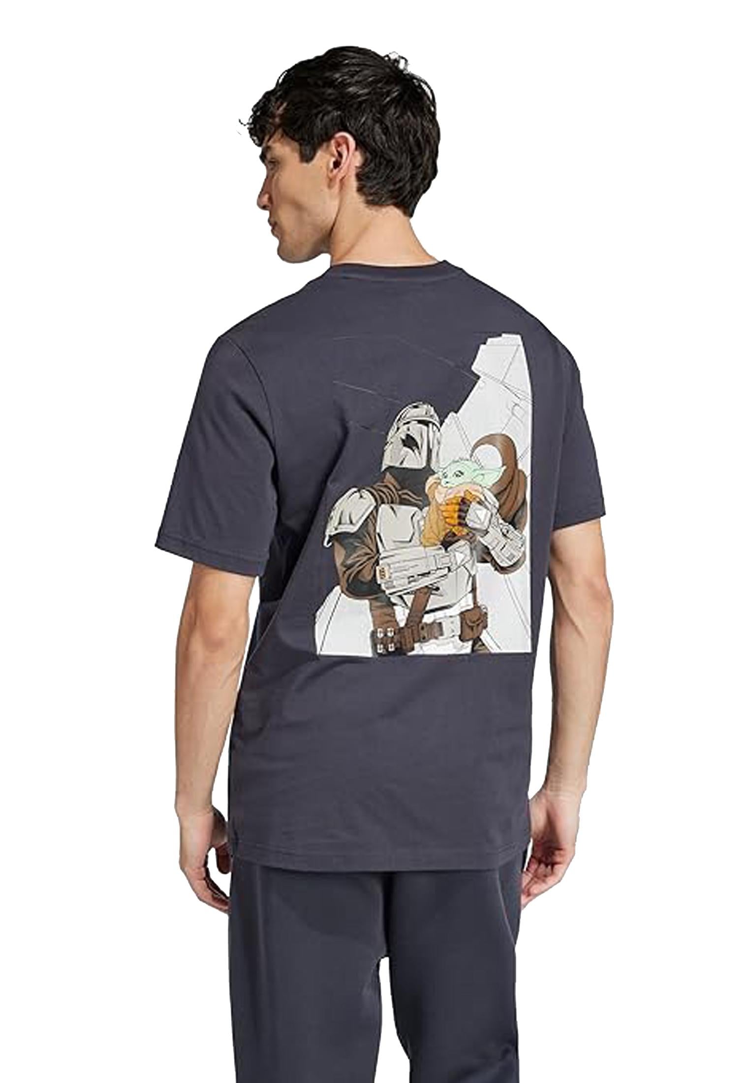 T-shirt grigia Star Wars Adidas P25 JI5716 NTGREY MTGREY ADIDAS 