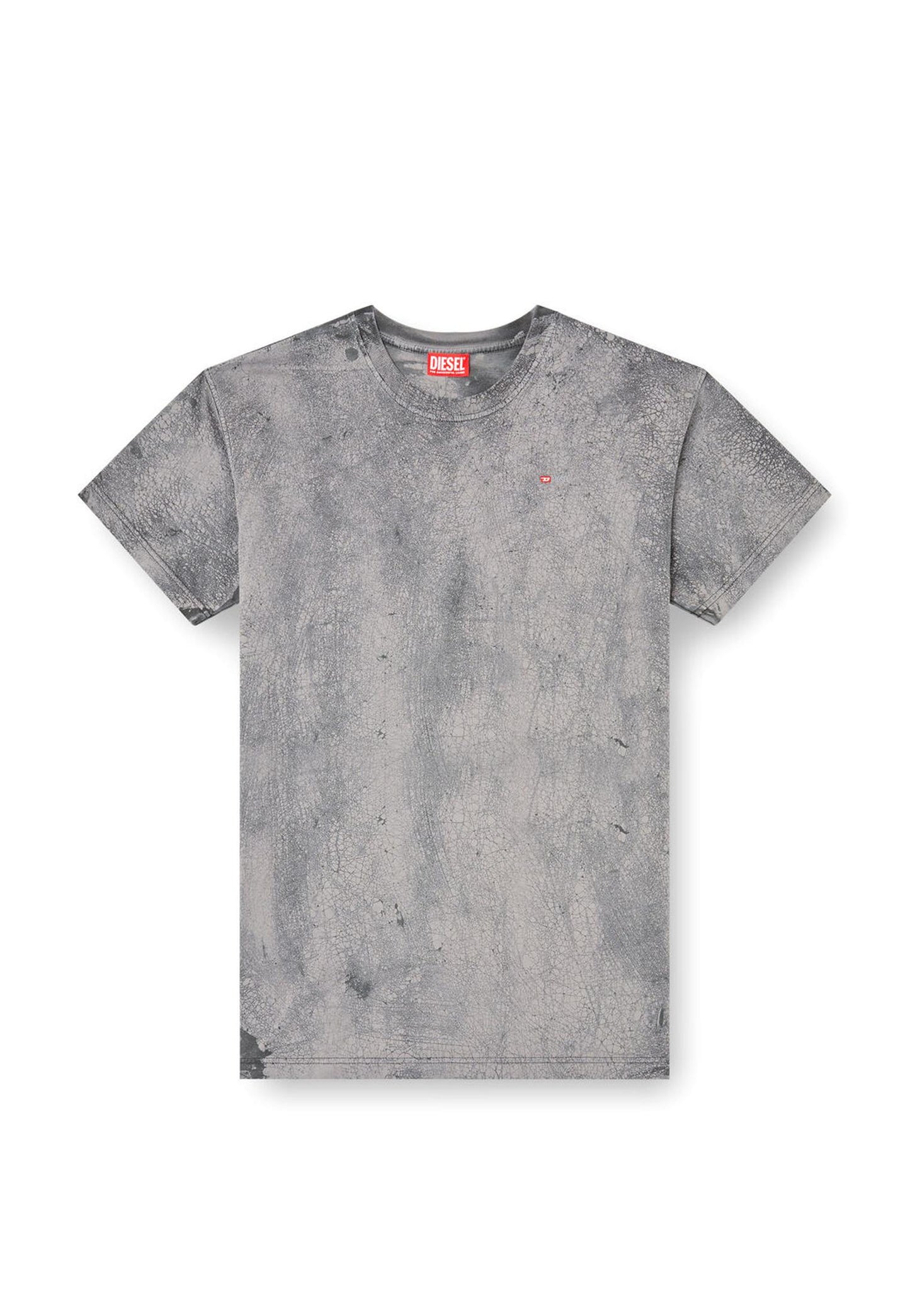 T-shirt girocollo cotone grigia T-Norm-T8 Diesel A25 A18486-0PLBU 3434 DIESEL 