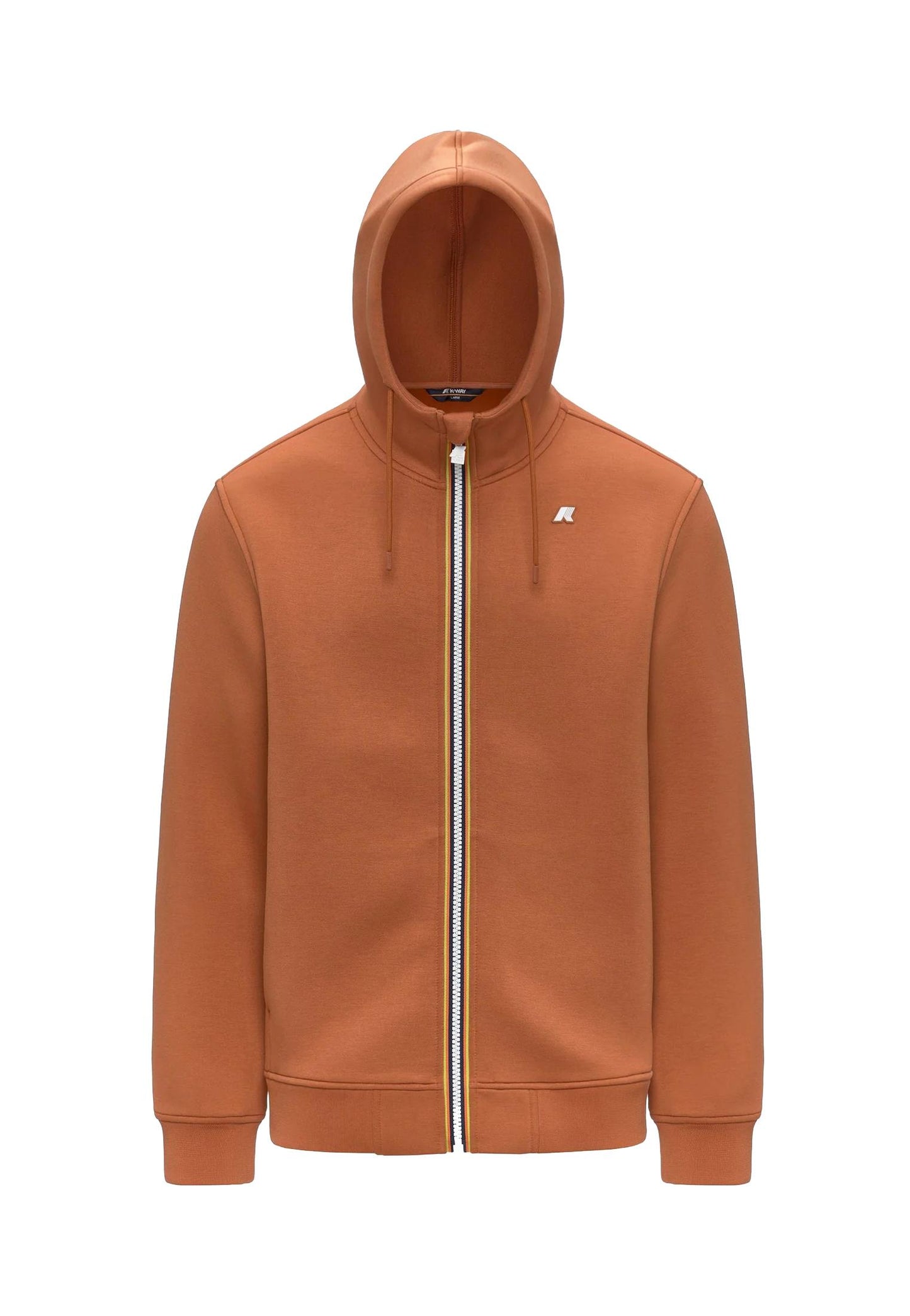 Giacca in pile con cappuccio arancione Rainer Spacer K-way A25 K2141DW WGGWGG K-WAY 