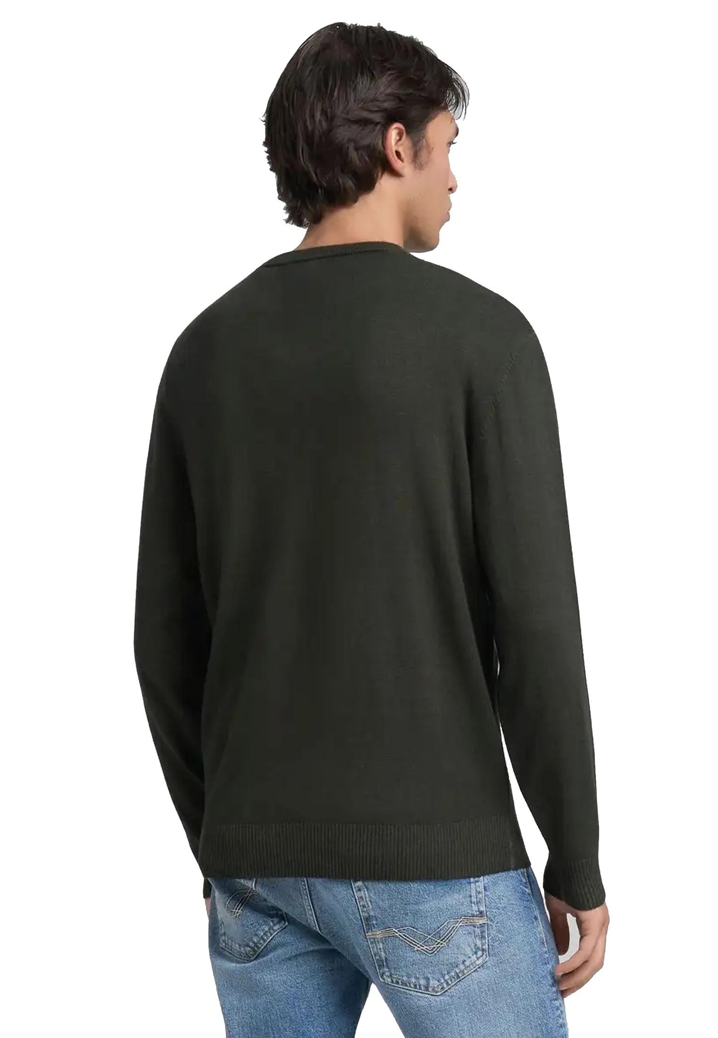 Maglia pullover girocollo verde misto lana Replay A25 UK4854.000.G21901 759759 REPLAY 