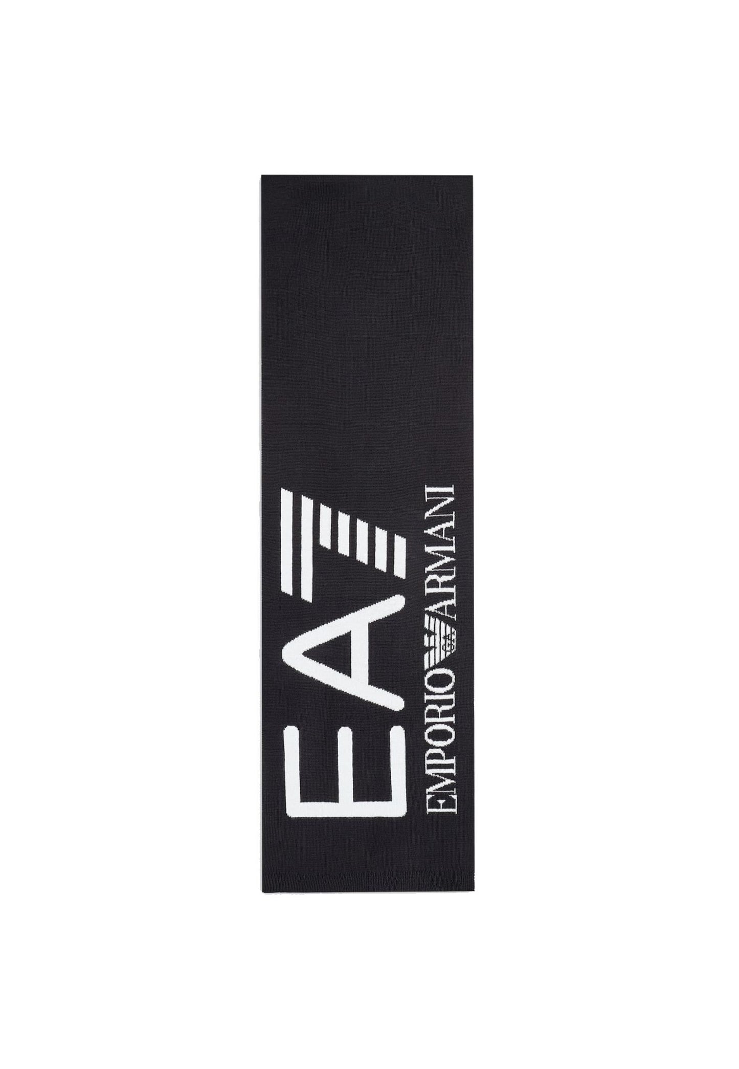 Sciarpa nera e logo bianca Visibility EA7 Armani A25 7X000007 AF11994 MC008MC008 EA7 