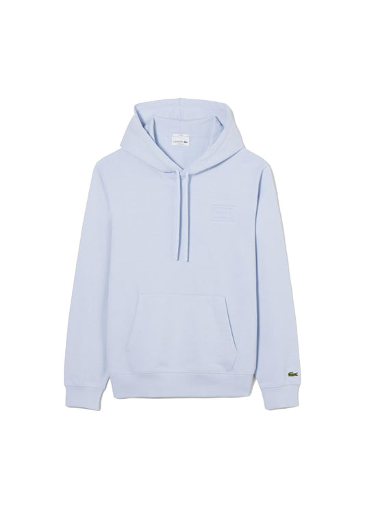 Felpa con cappuccio azzurra cotone Lacoste P26 SH0785 J2GJ2G LACOSTE 