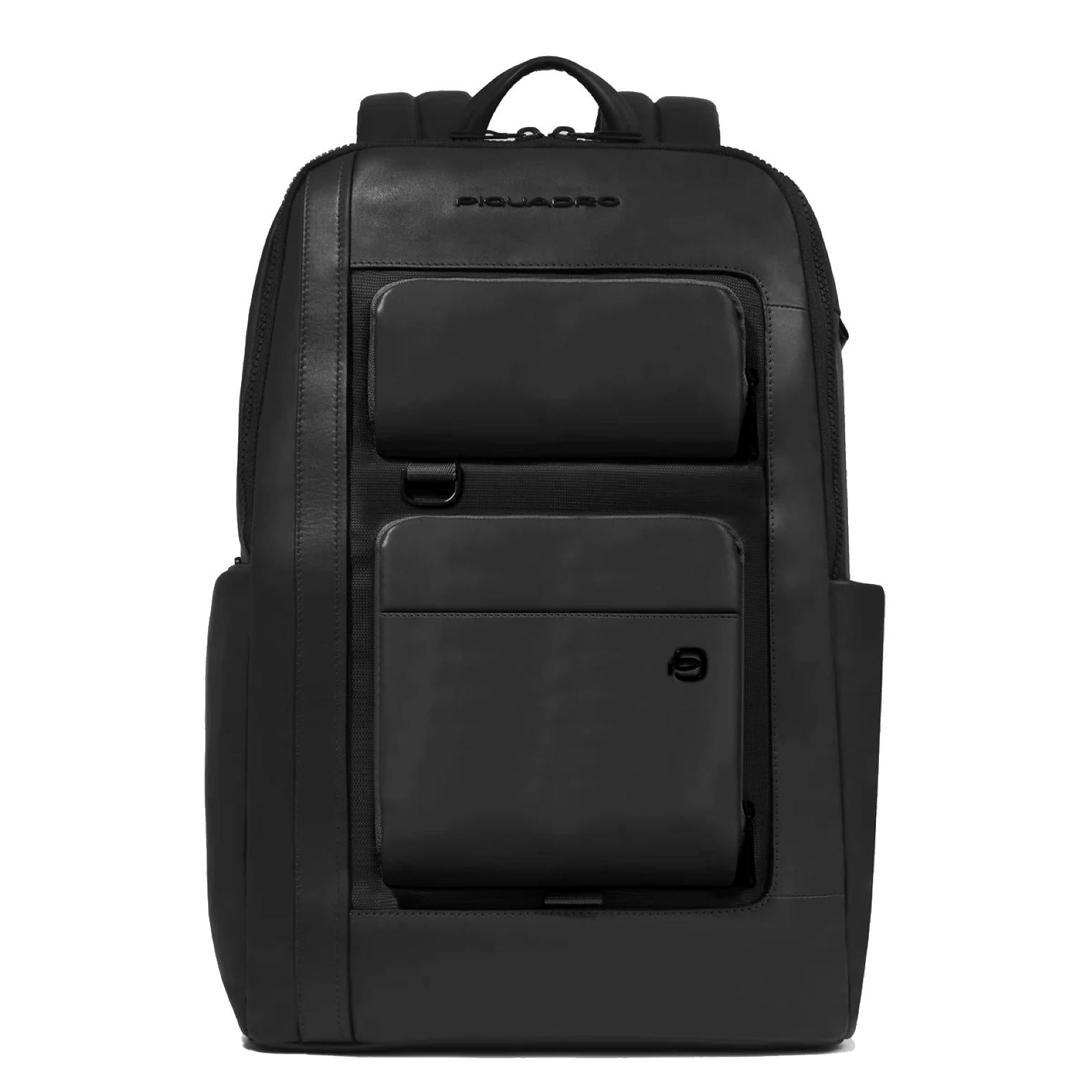 Zaino porta laptop in pelle con aggancio nero Piquadro A24 CA6444W131 N PIQUADRO 