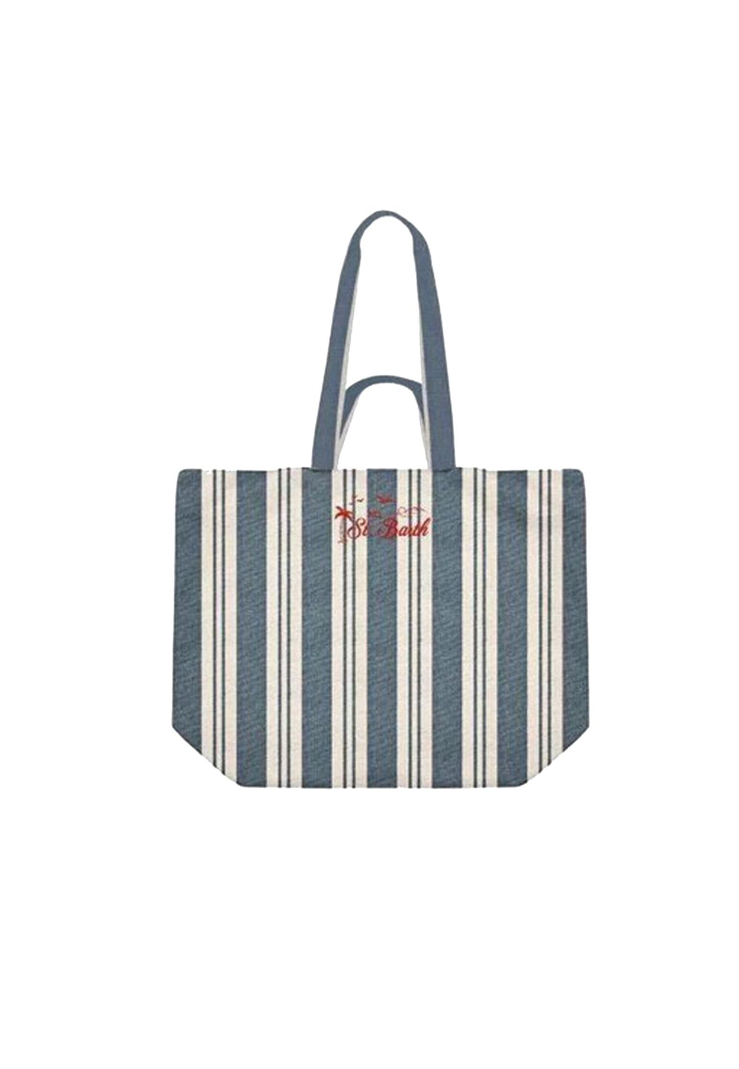 Borsa mare spiaggia striscie blu MC2 Saint Barth P26 EBEC001 07634L07634L MC2 