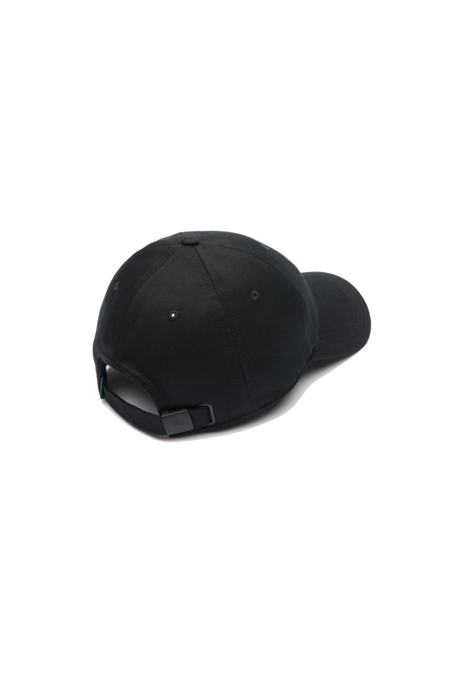 Cappello da baseball nero cotone Lacoste P26 RK0491 031031 LACOSTE 