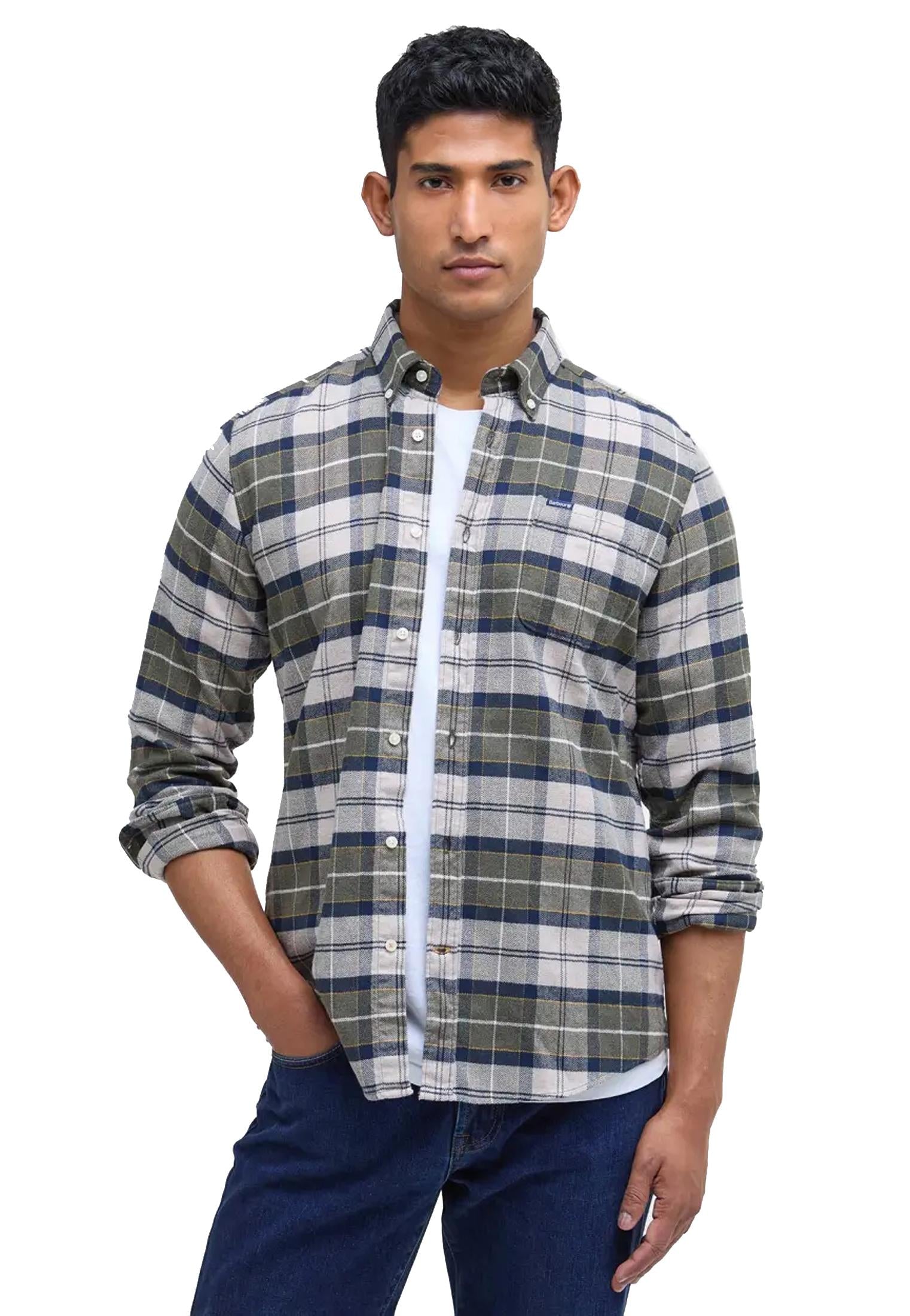 Camicia smart casual quadrati Barbour Kyeloch A25 252MMSH5014 TN16TN16 BARBOUR 