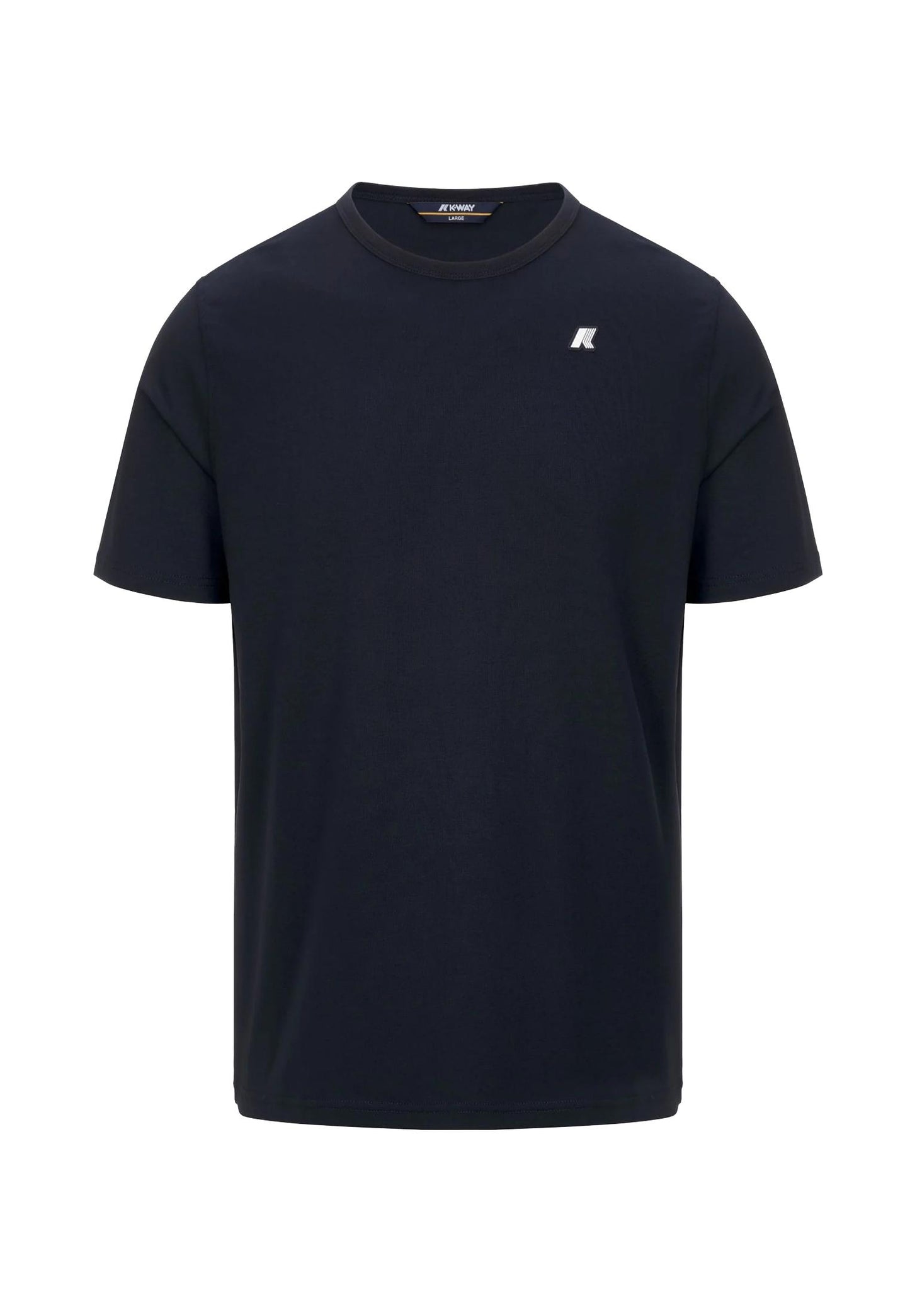 T-shirt girocollo blu cotone jersey Adame Light K-Way P26 K71349W K89K89 K-WAY 