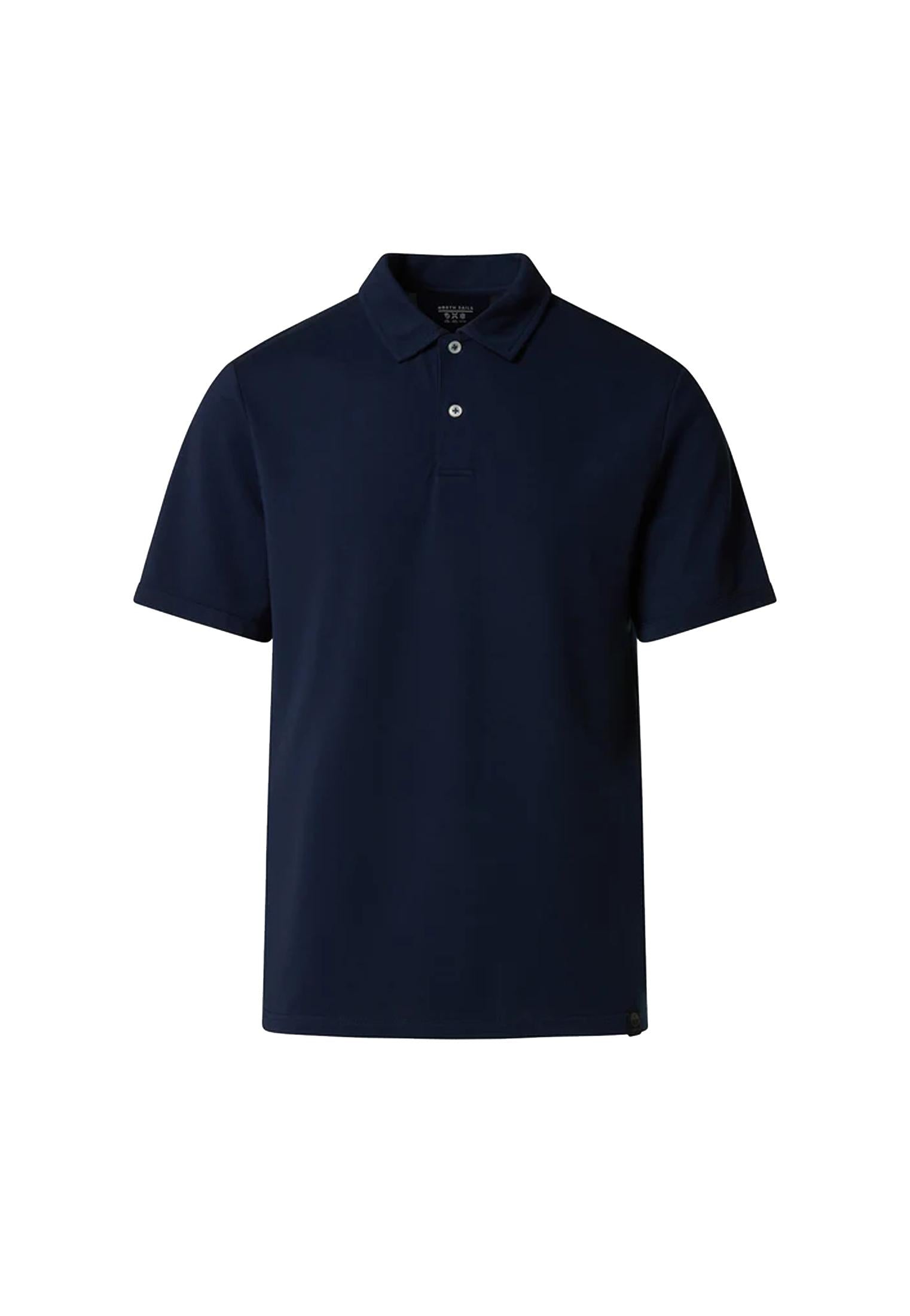 Polo a mezza maniche misto cotone blu asciugatura rapida North Sails P26 692714 08020802 NORTH SAILS 