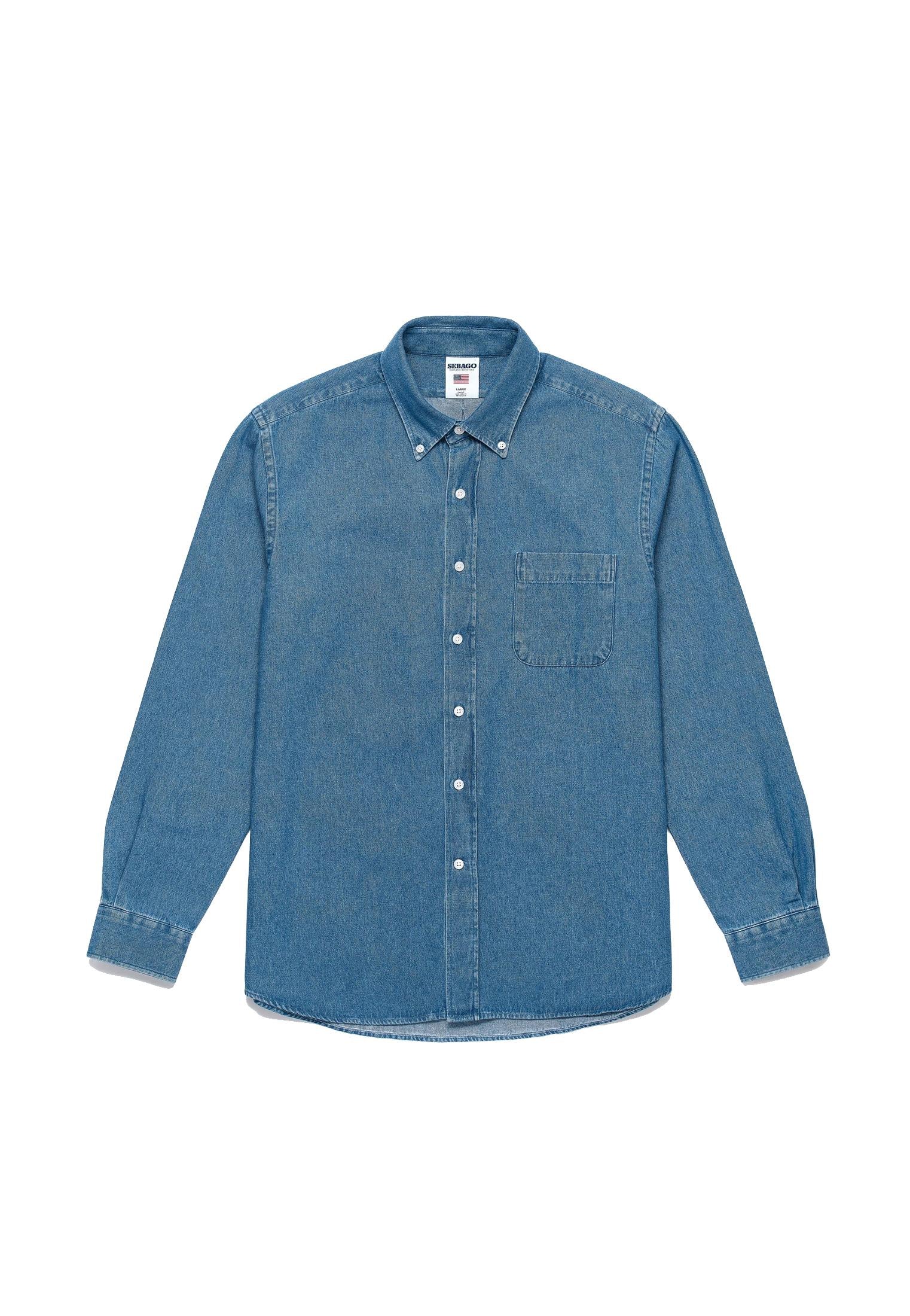 Camicia denim jeans Mercer Sebago A25 74112WW 732732 SEBAGO 