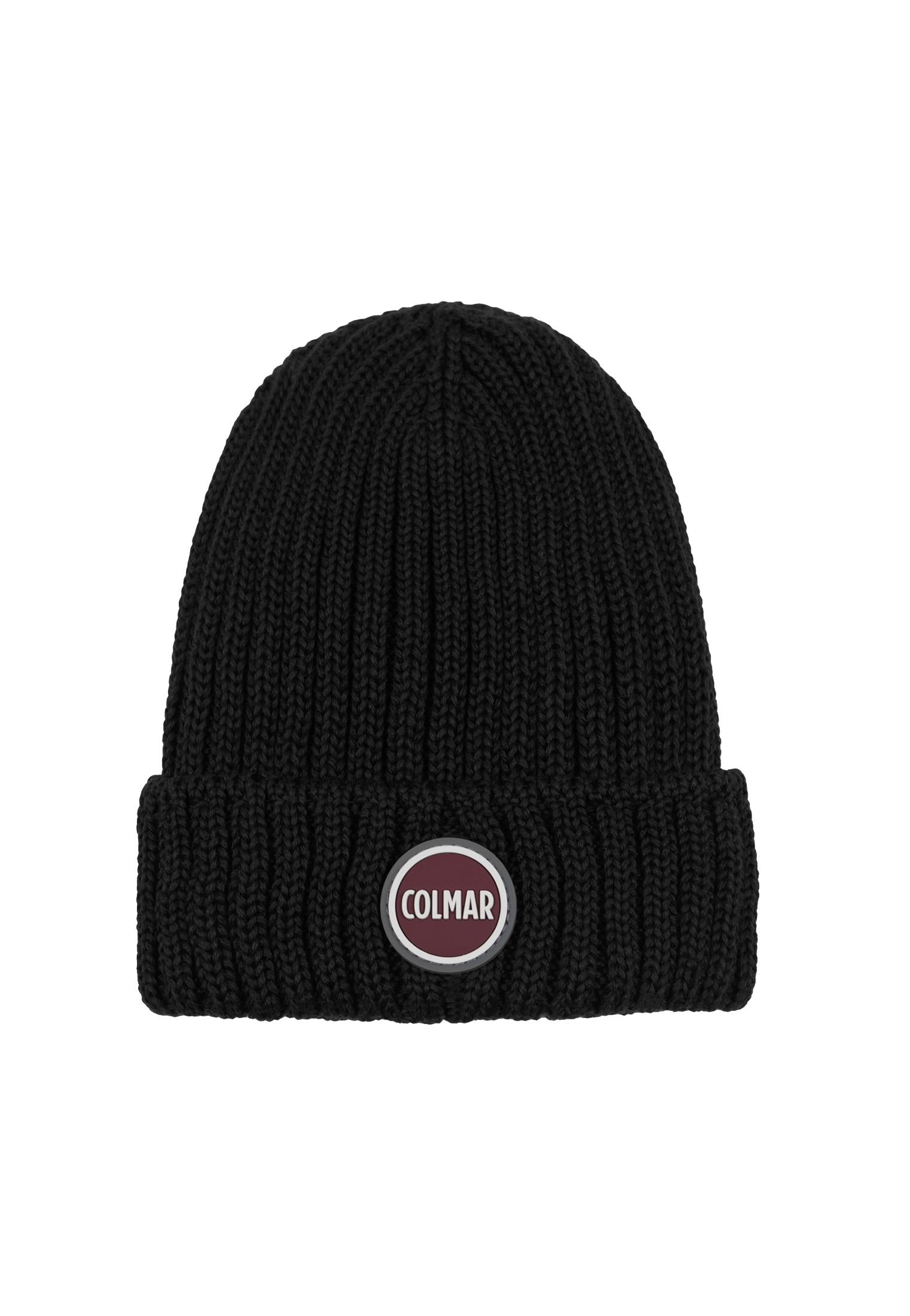 Berretto a coste con risvolto unisex nero Colmar A25 5096N 2YB99 COLMAR ORIGINALS 