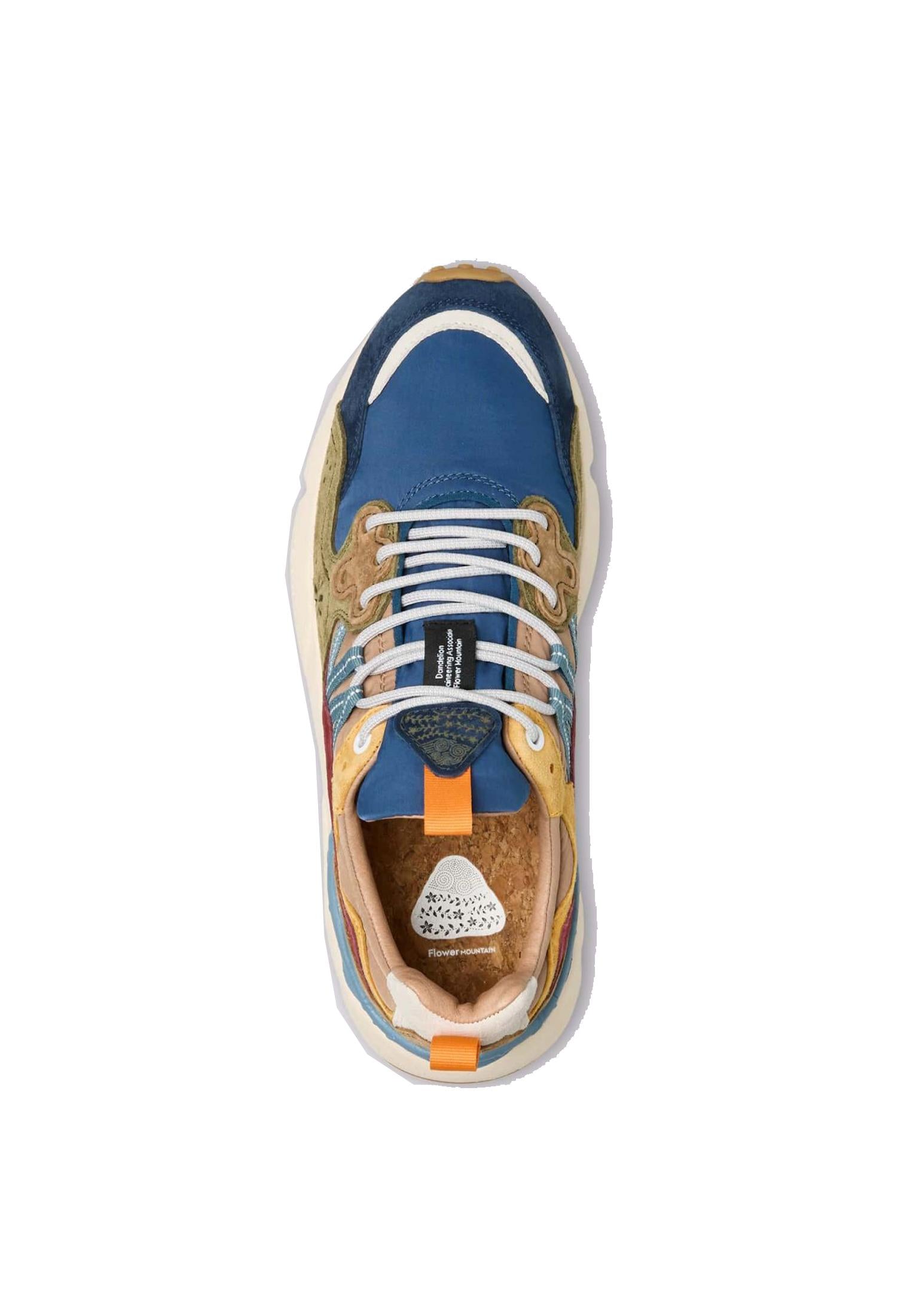 Scarpe sportive blu suede pelle Yamano 3 Man Flower Mountain P26 2017816 1C911C91 FLOWER 