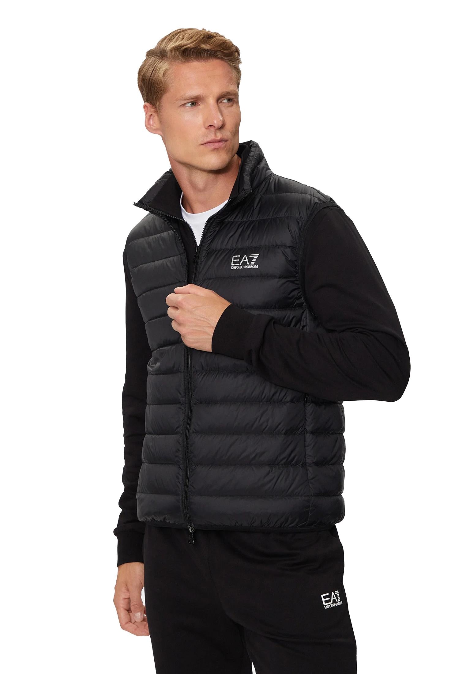 Smanicato gilet piuma d'oca nero Core Identity EA7 Armani P25 8NPQ06 PNGPZ 12001200 EA7 