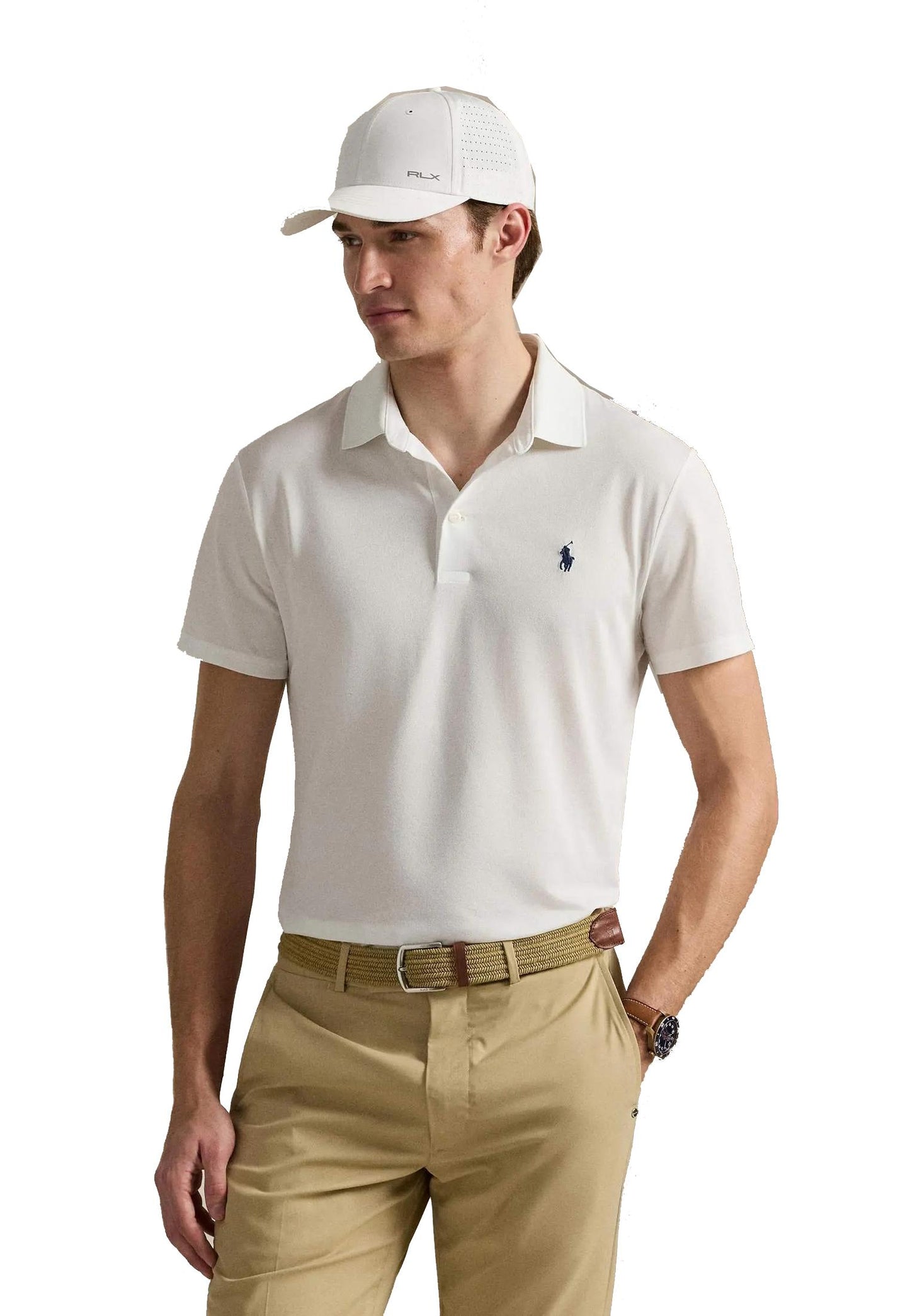 Polo bianca maniche corte Polo Ralph Lauren P26 785A87080001 CERAMIC WHITE POLO RALPH LAUREN 