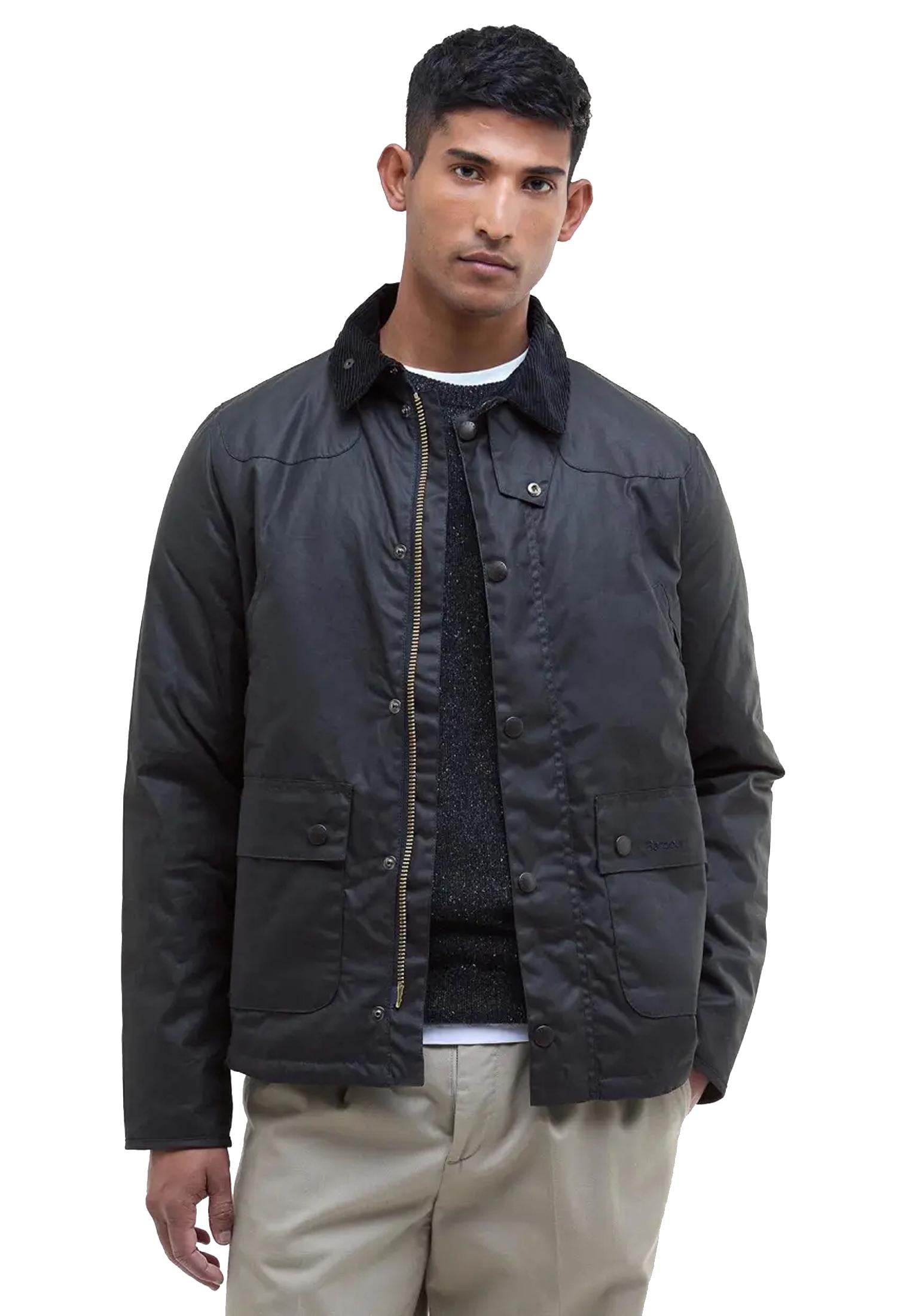 Giacca cerata blu Reelin Barbour A25 252MMWX1106 NY92NY92 BARBOUR 