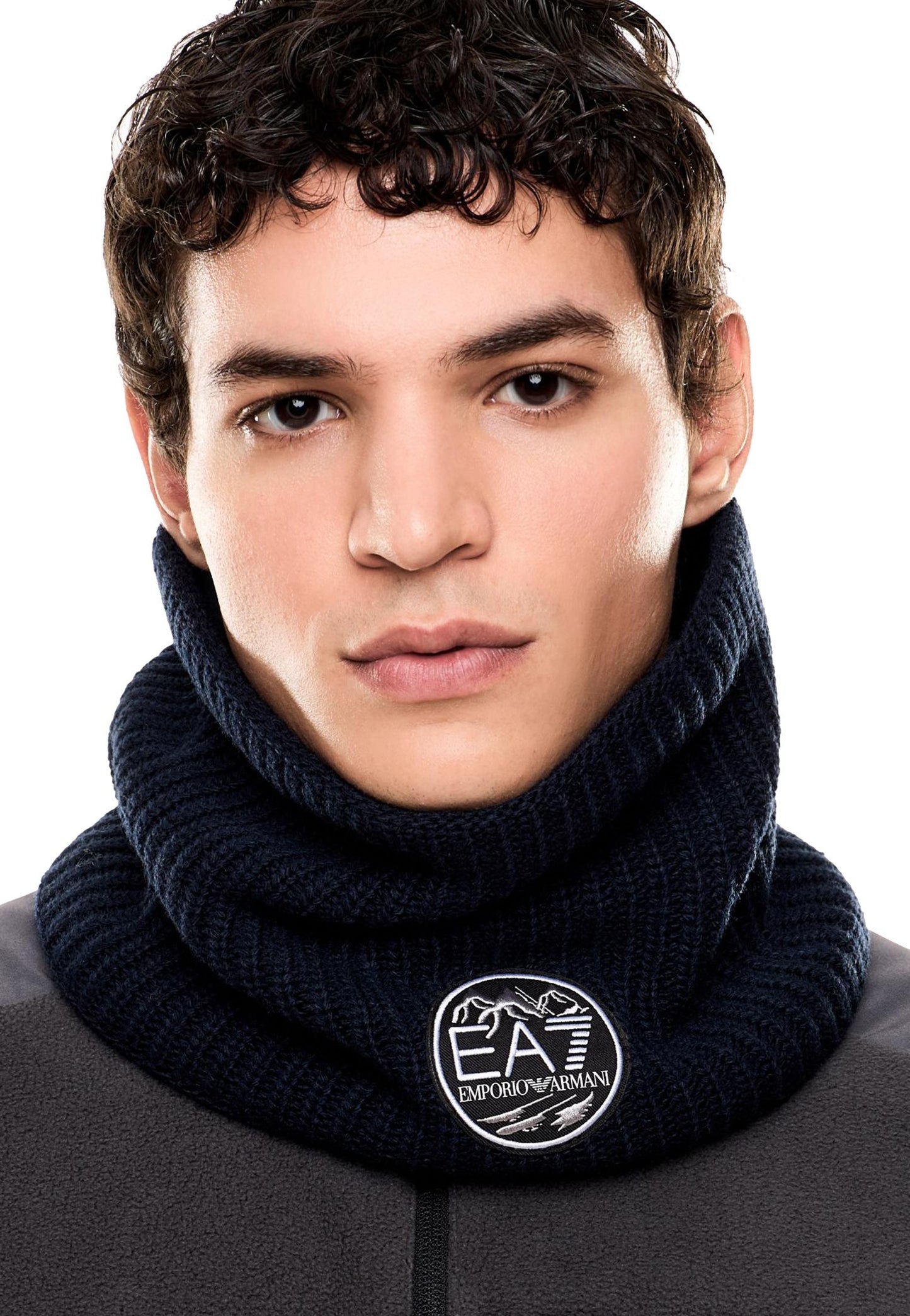 Scalda collo misto lana blu EA7 Armani A25 7X000243 AF18020 UB102UB102 EA7 