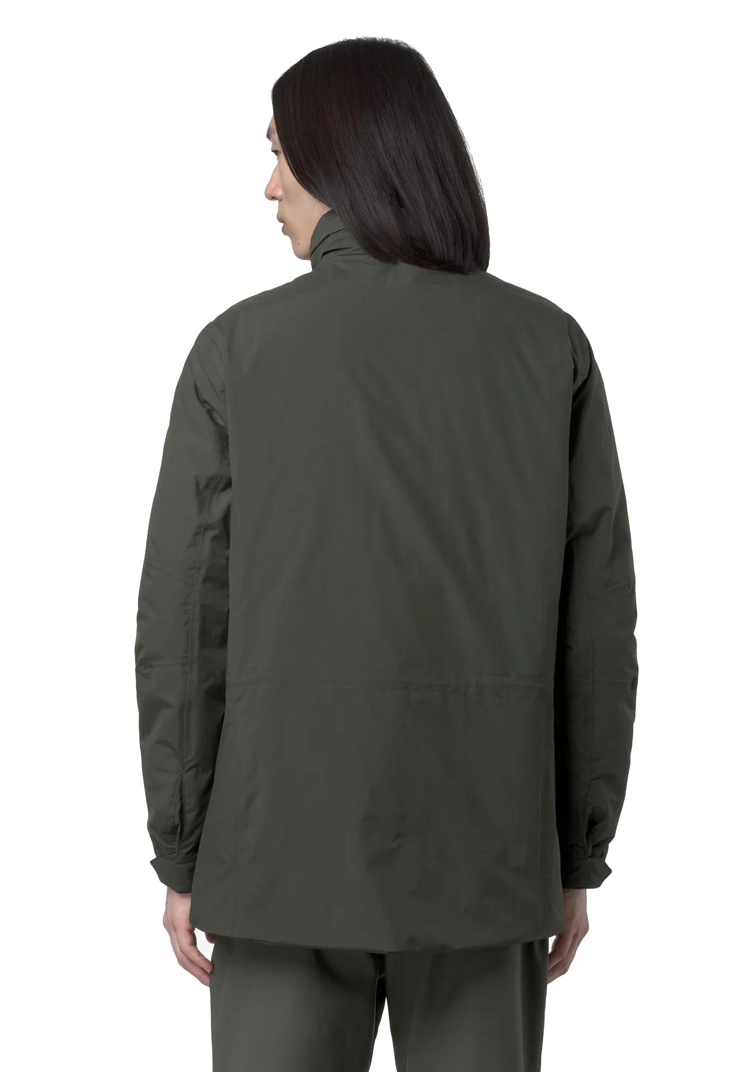 Giacca impermeabile verde Manuel Warm K-way A25 K8136VW WMRWMR K-WAY 