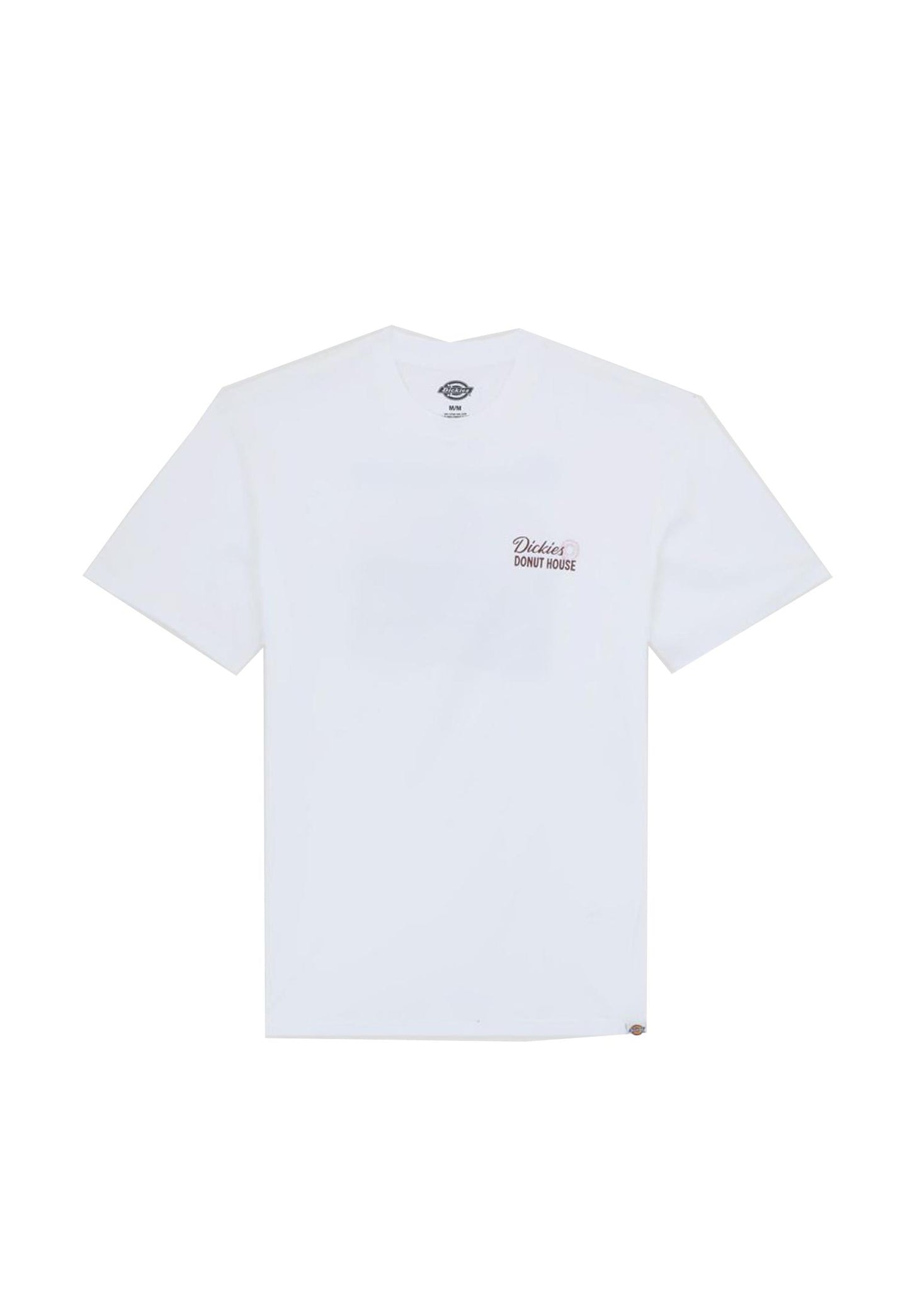 T-shirt girocollo bianca cotone Donut House Dickies A25 DK0A87QN0WH1 DK0WHDK0WH DICKIES 