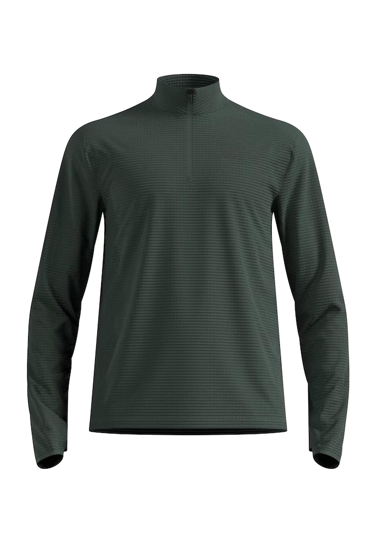 Pile ultra leggero mid layer mezza zip verde termico running Odlo A25 316012 1087710877 ODLO 