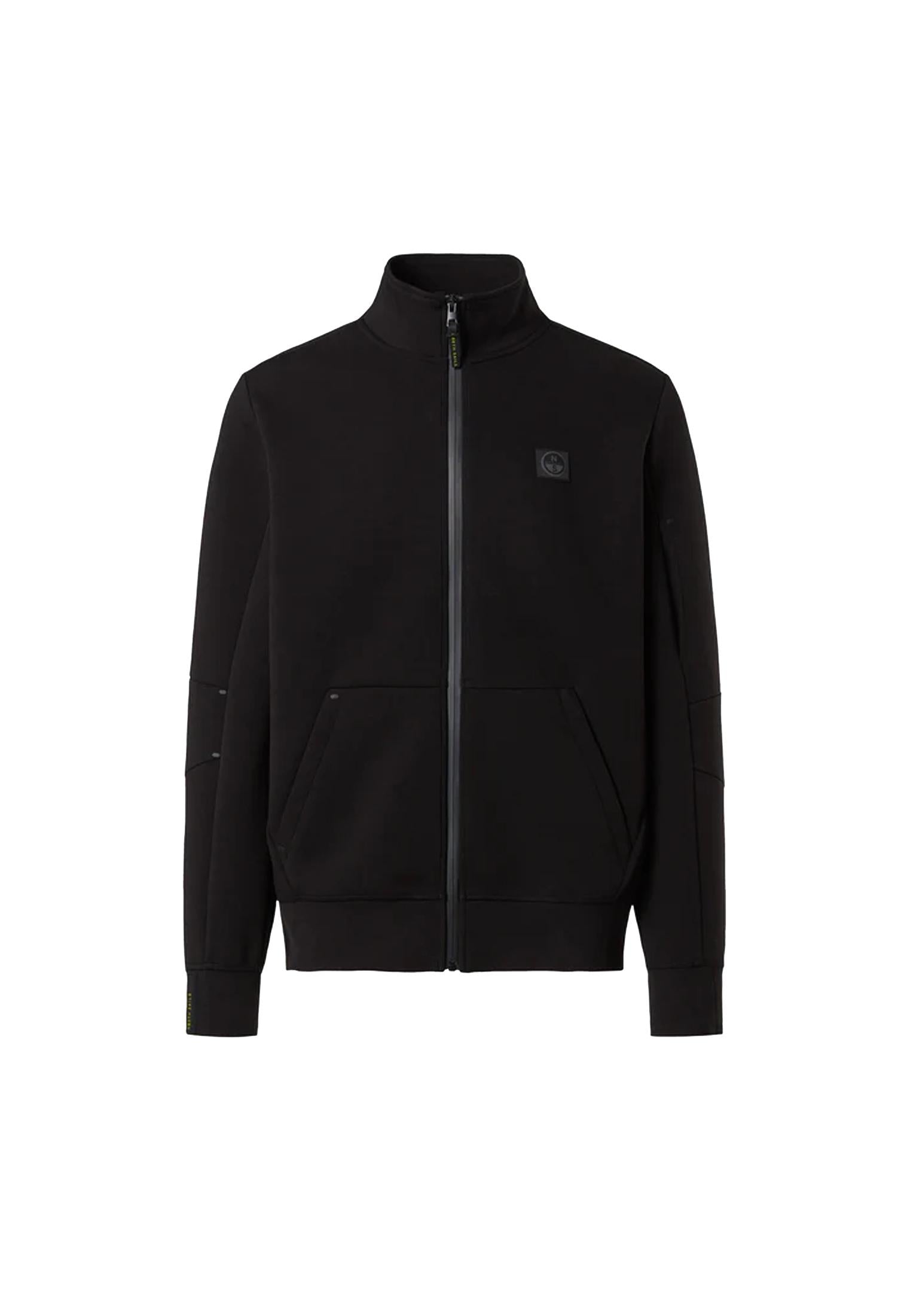 Felpa full zip nera scuba North Sails A25 691095 09990999 NORTH SAILS 