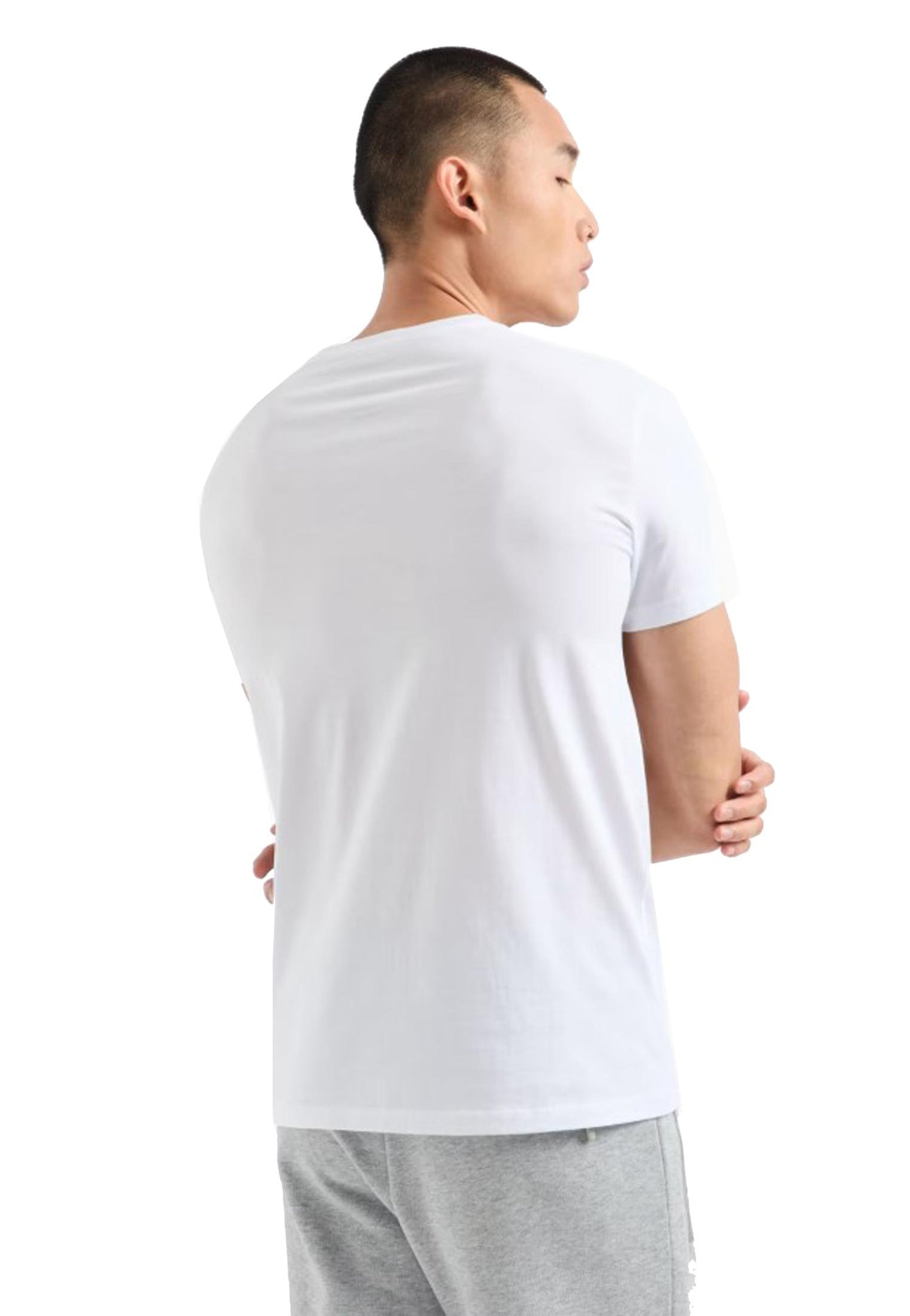 T-shirt bianca scollo a v slim fit Armani Exchange P25 8NZT75ZJA5Z 11001100 ARMANI EXCHANGE 