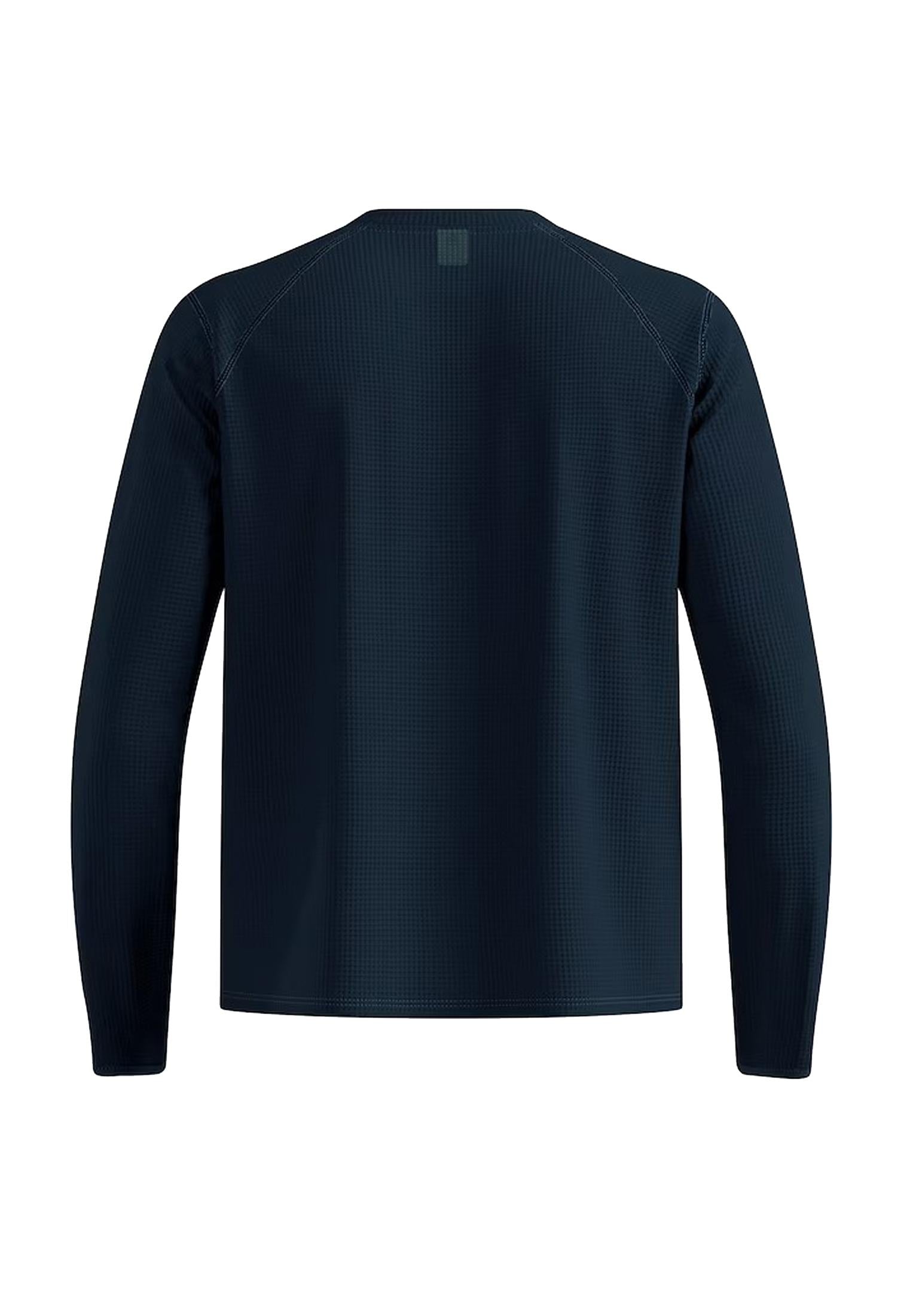 T-shirt manica lunga sportiva traspirante allenamento sci blu Cubic Odlo A25 542992 2073120731 ODLO 