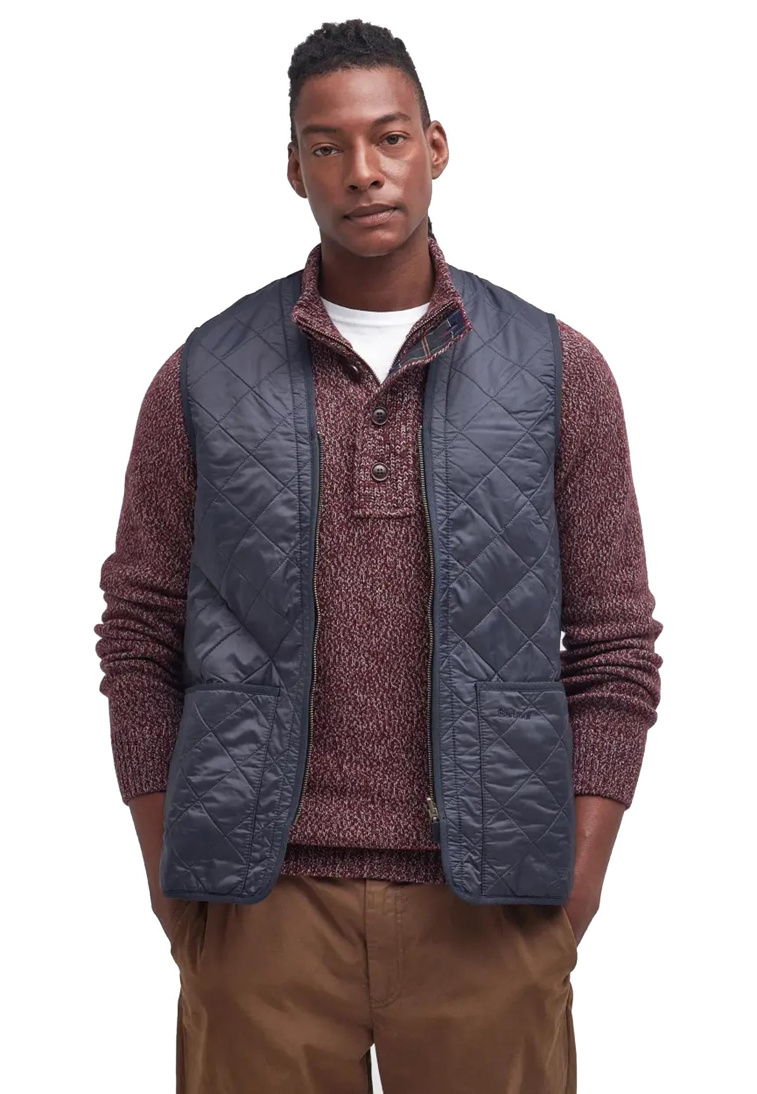 Gilet smanicato trapuntato blu Barbour A25 252MMLI0002 NY91NY91 BARBOUR 
