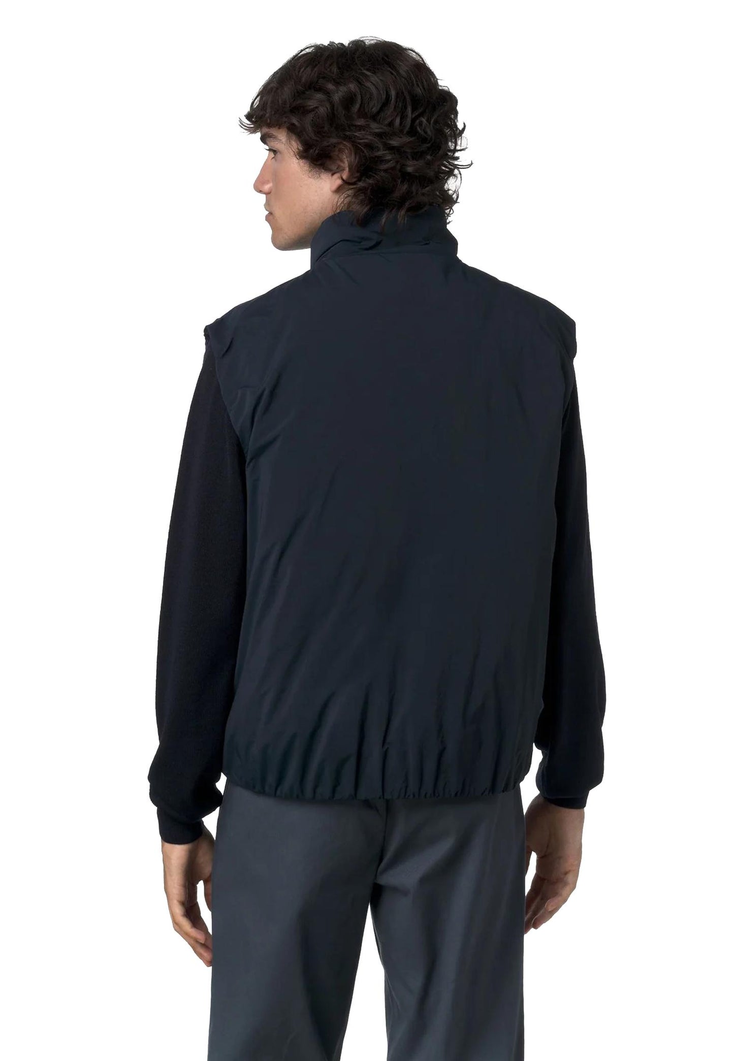 Gilet smanicato blu Valen Plain Warm K-way A25 K2136BW K89K89 K-WAY 