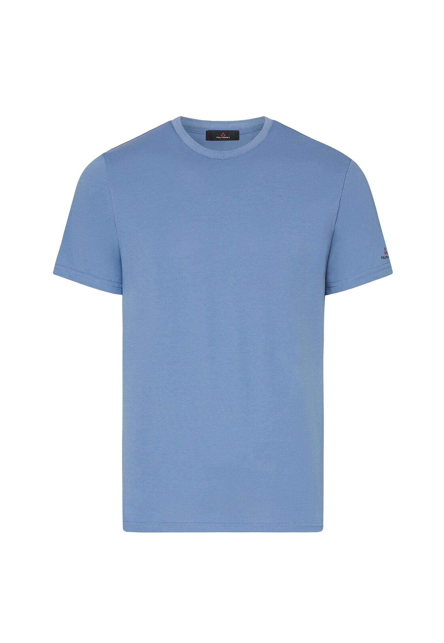 T-shirt girocollo cotone blu Zole Peuterey P26 PEU5470 99012182 258258 PEUTEREY 