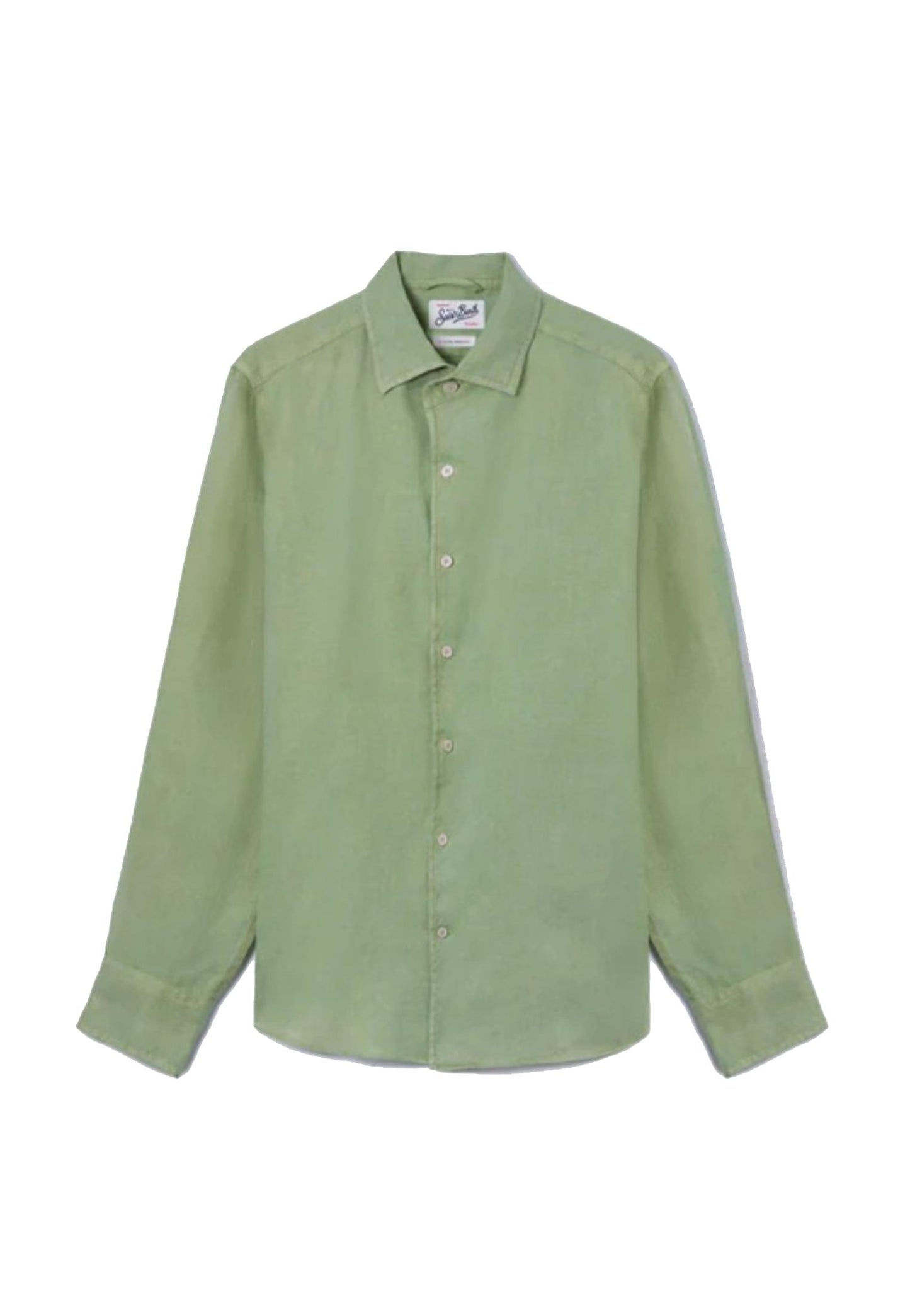 Camicia verde lino Raphael MC2 Saint Barth P26 RPH0001 00609L00609L MC2 