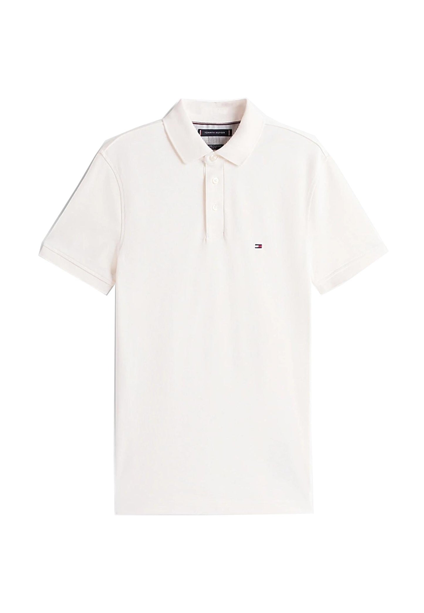 Polo bianca perla cotone slim fit Tommy Hilfiger P26 MW0MW17771Z00 Z00Z00 TOMMY HILFIGER 