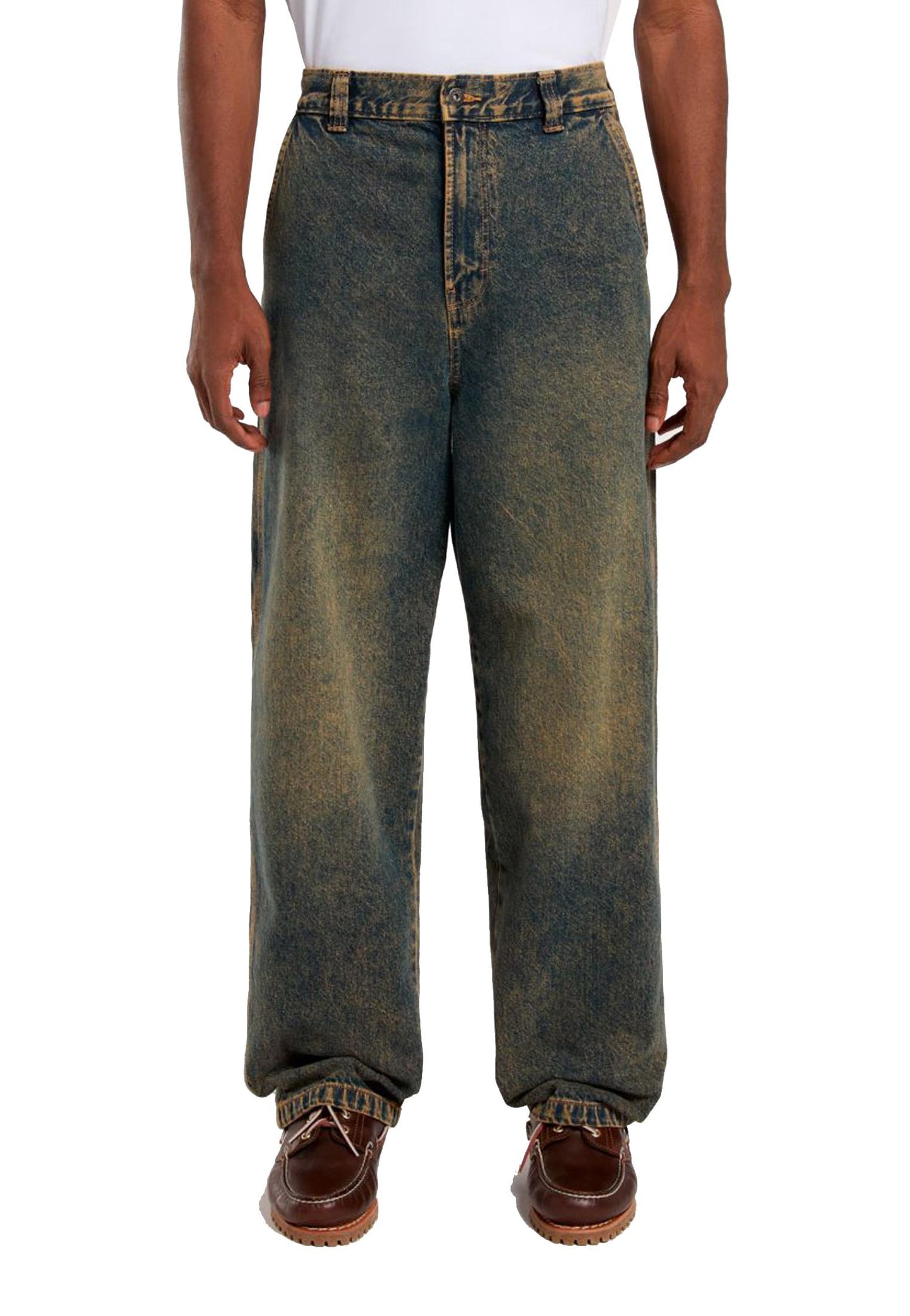 Pantaloni jeans gialli denim Madison baggy Dickies P25 DK0A4YEC YELLOW WASH K581YELL WASH K581 DICKIES 