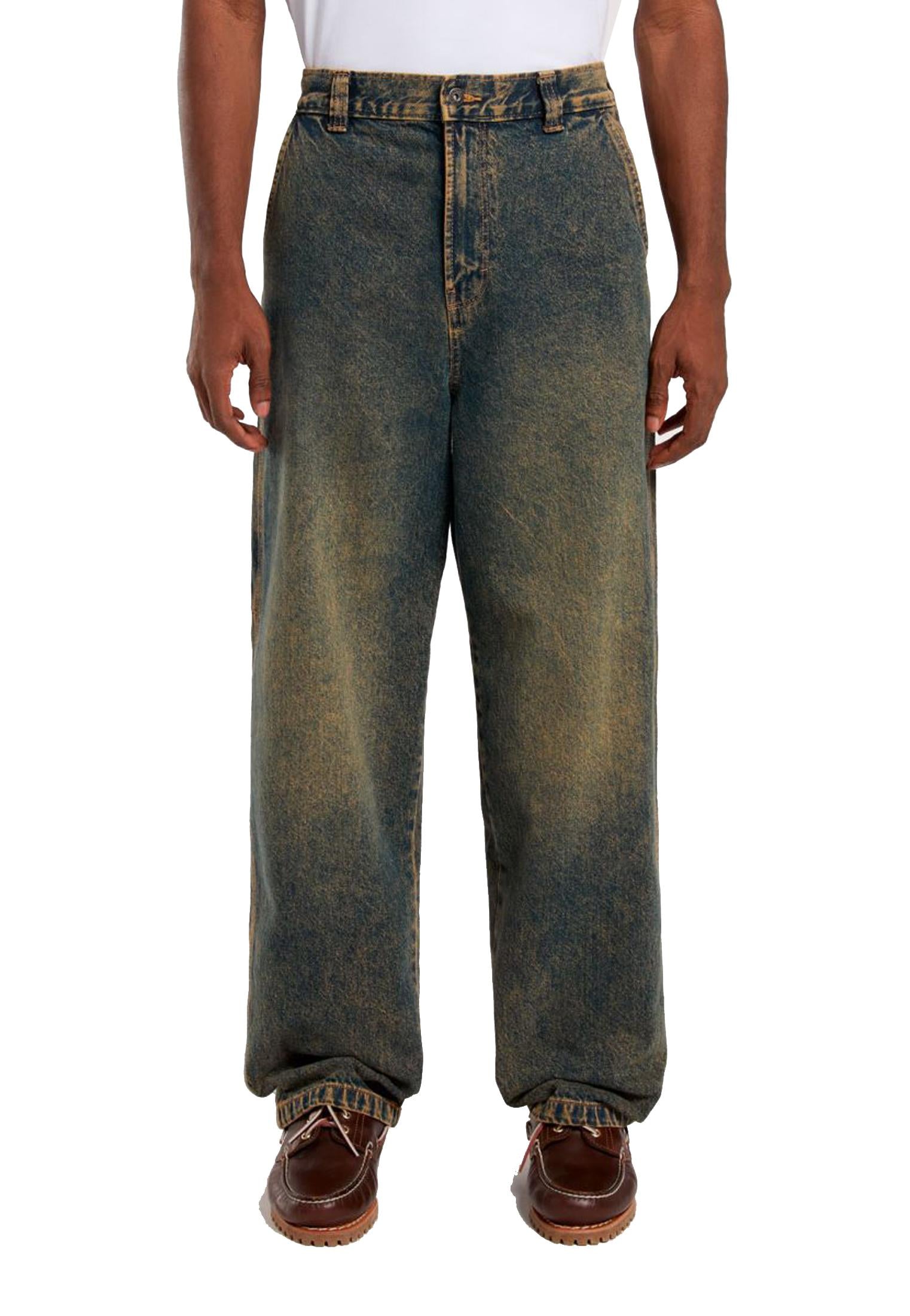 Pantaloni jeans gialli denim Madison baggy Dickies P25 DK0A4YEC YELLOW WASH K581YELL WASH K581 DICKIES 