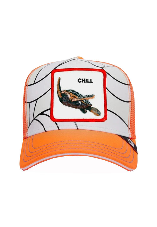 Cappellino da baseball unisex bianco e arancio fantasia tartaruga 2 Crush 2 Furious Goorin Bros P24 101-1410 ORANGEORANGE GOORIN BROS 