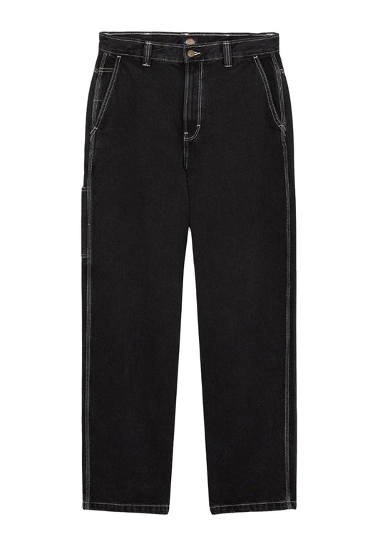 Pantalone jeans denim nero Madison baggy Dickies P25 DK0A4YEC BLACK J791BLACK J791 DICKIES 