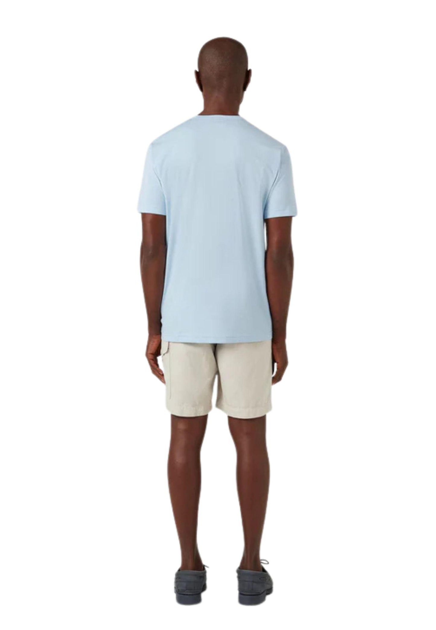 T-shirt girocollo azzurra cotone Belstaff P26 100055 Sky BlueSky Blue BELSTAFF 